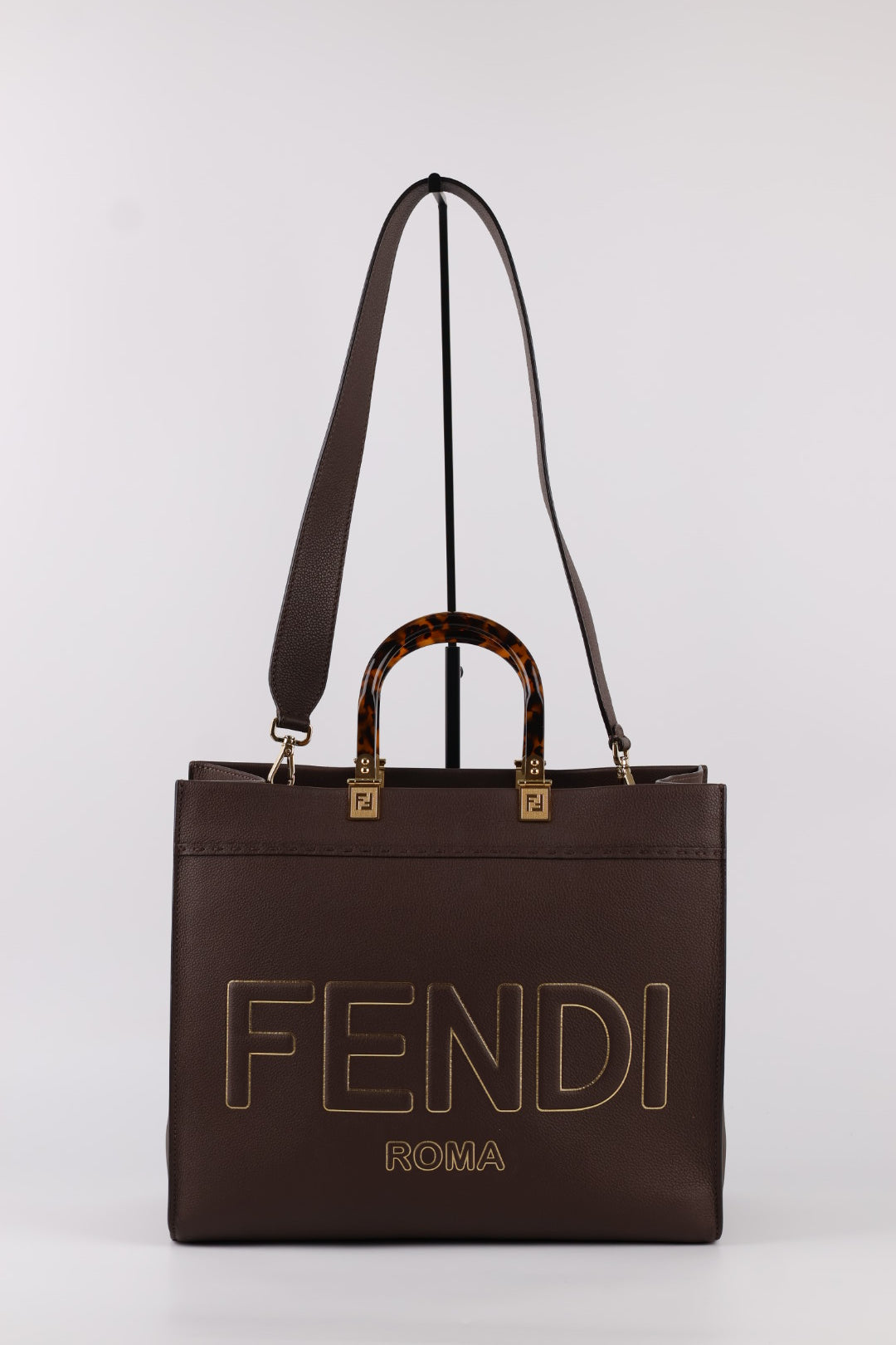 Fendi Sunshine Media in Pelle