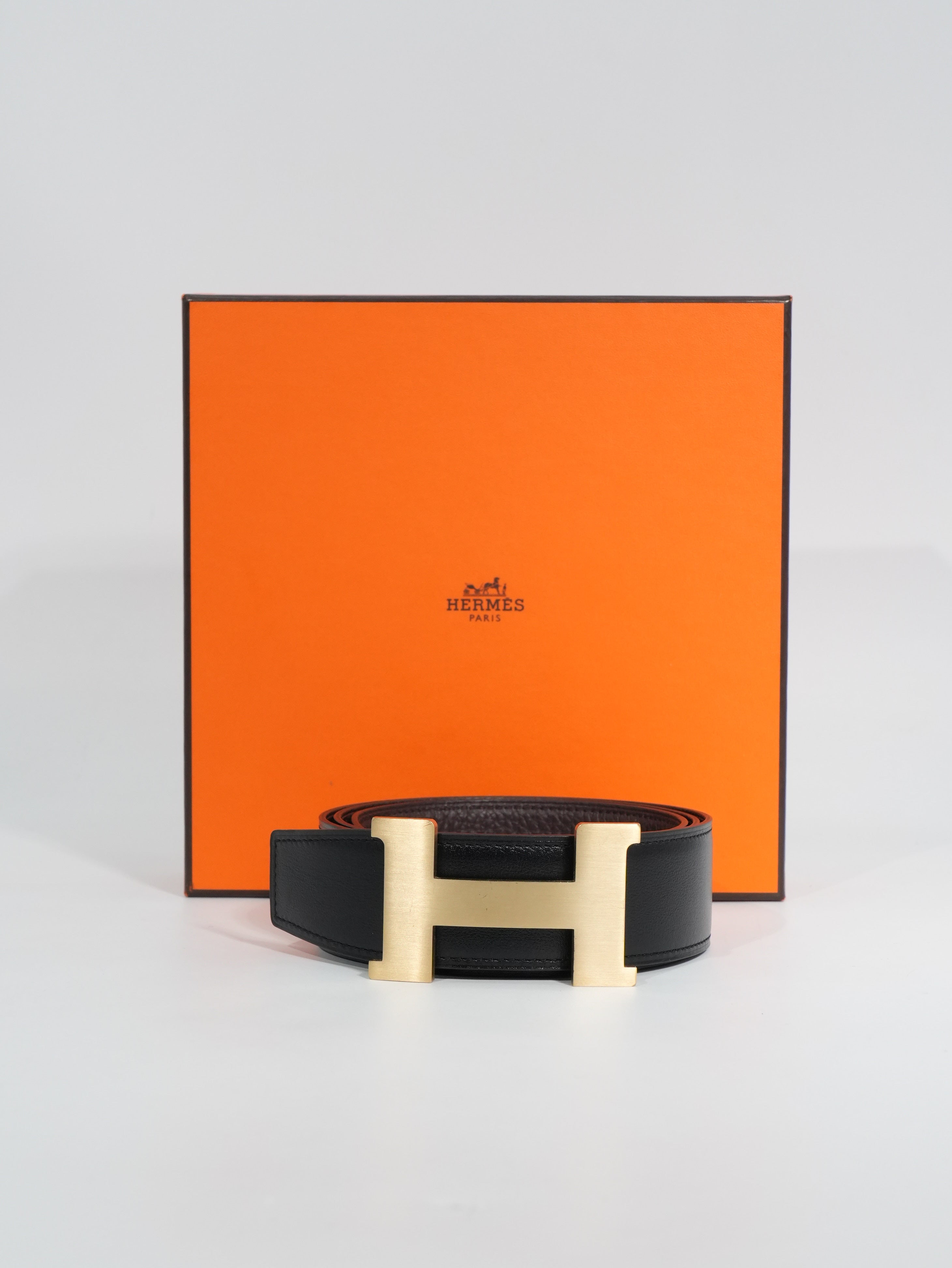 Hermès Cintura Constance Reversibile 38mm