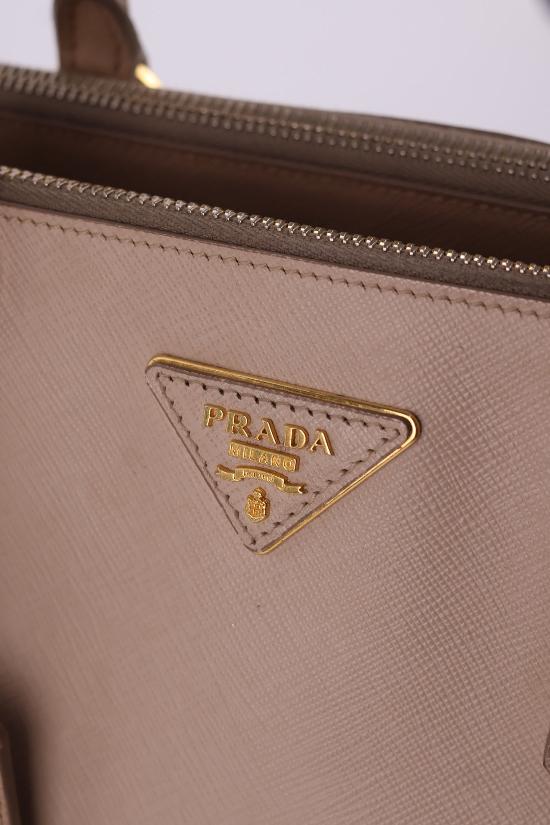 Prada Galleria Media Saffiano Bi-Color