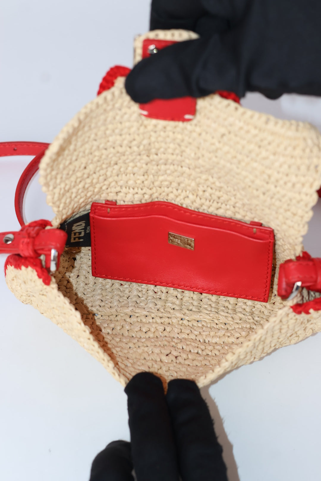 Fendi Mini Baguette Rafia