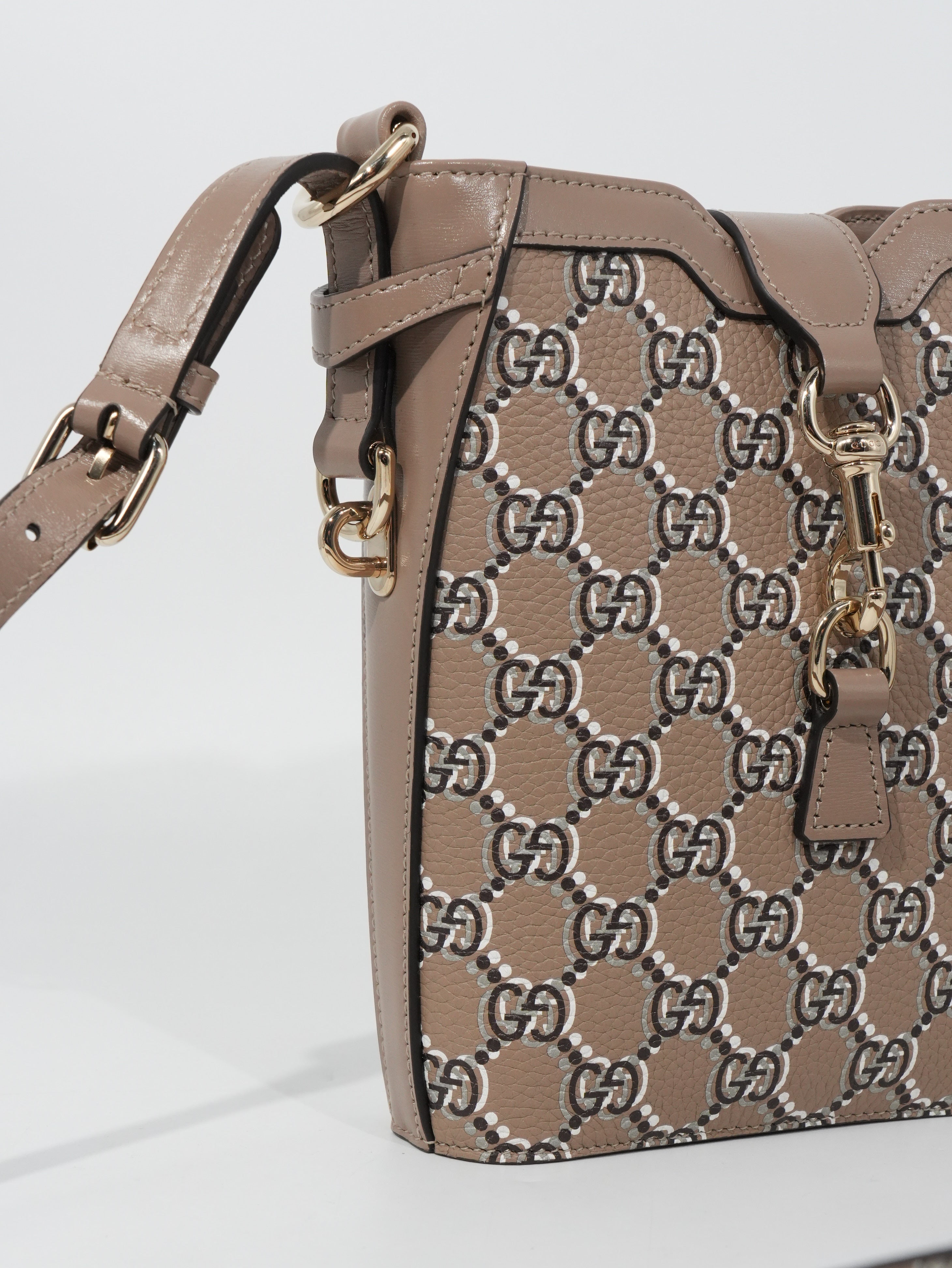 Gucci Mini Bucket GG in Pelle