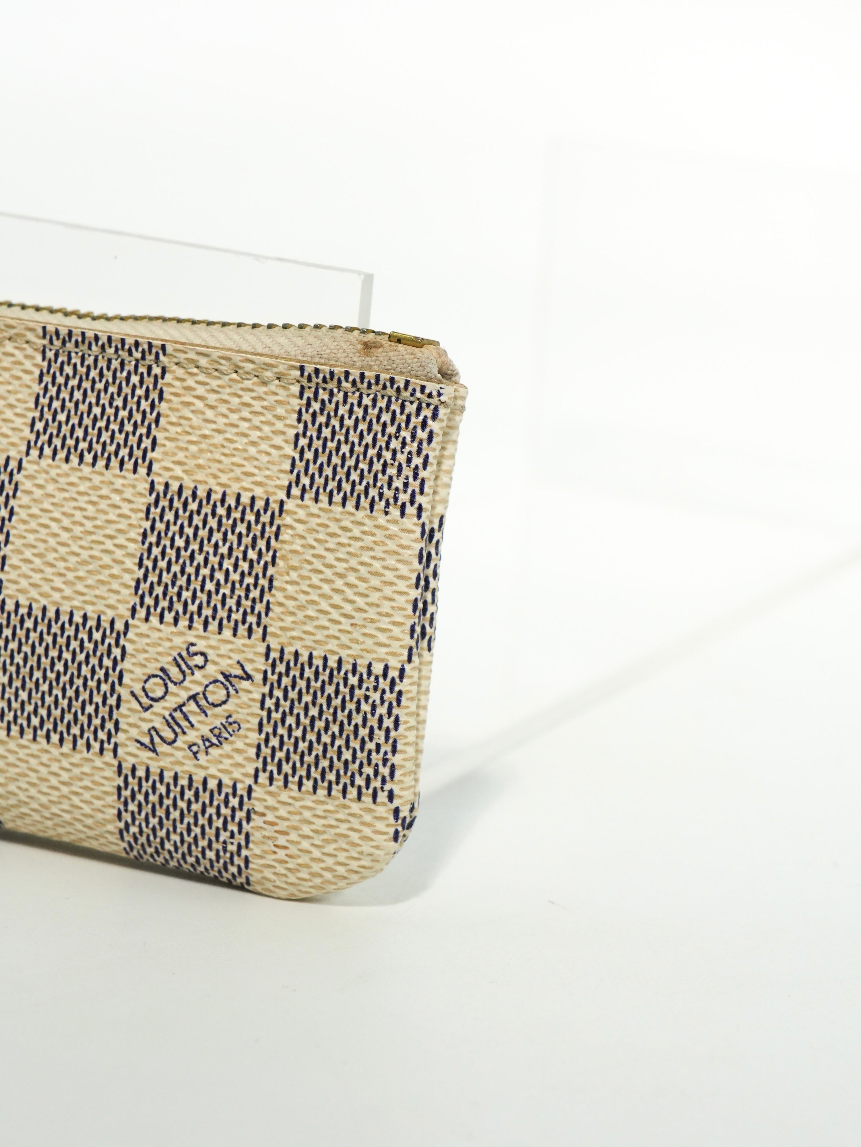 Louis Vuitton Key Pouch Damier Azur