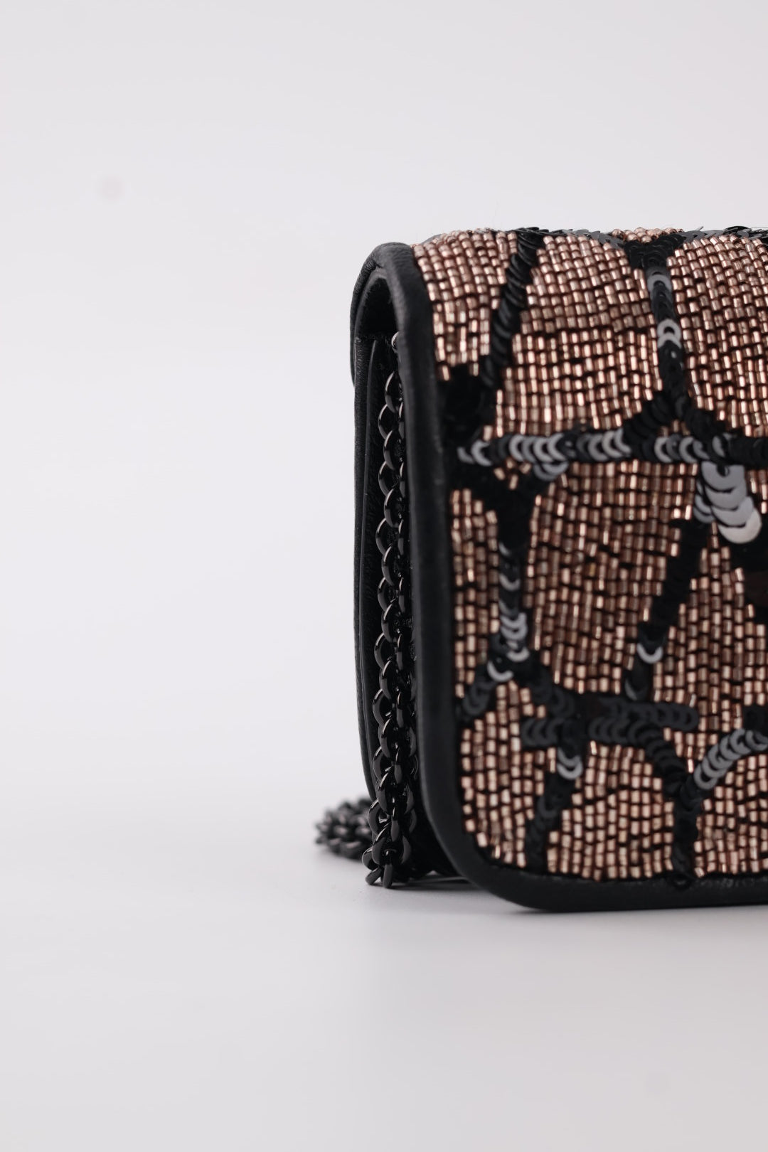 Valentino Micro V Logo Paillettes