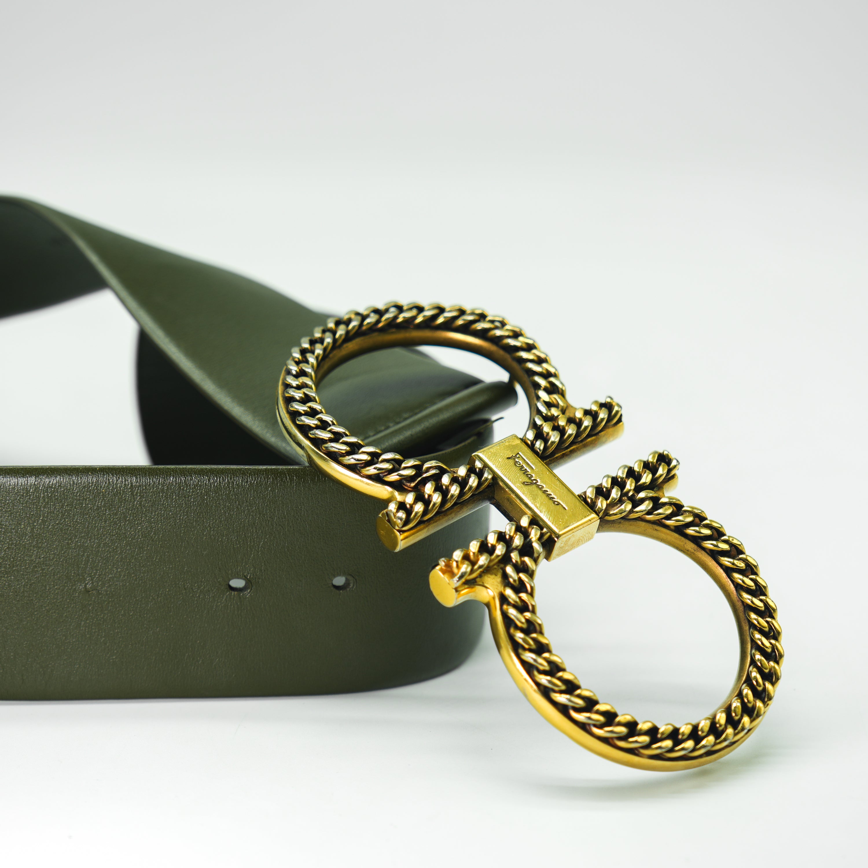 Ferragamo Cintura Gancini 6cm