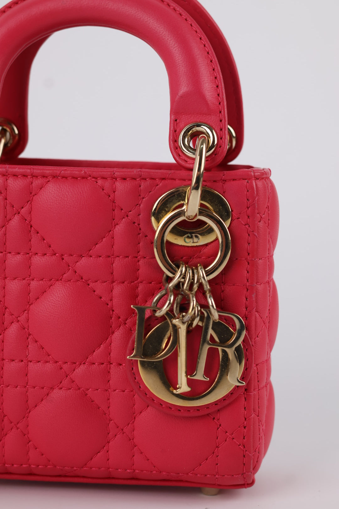 Lady Dior Micro in Pelle