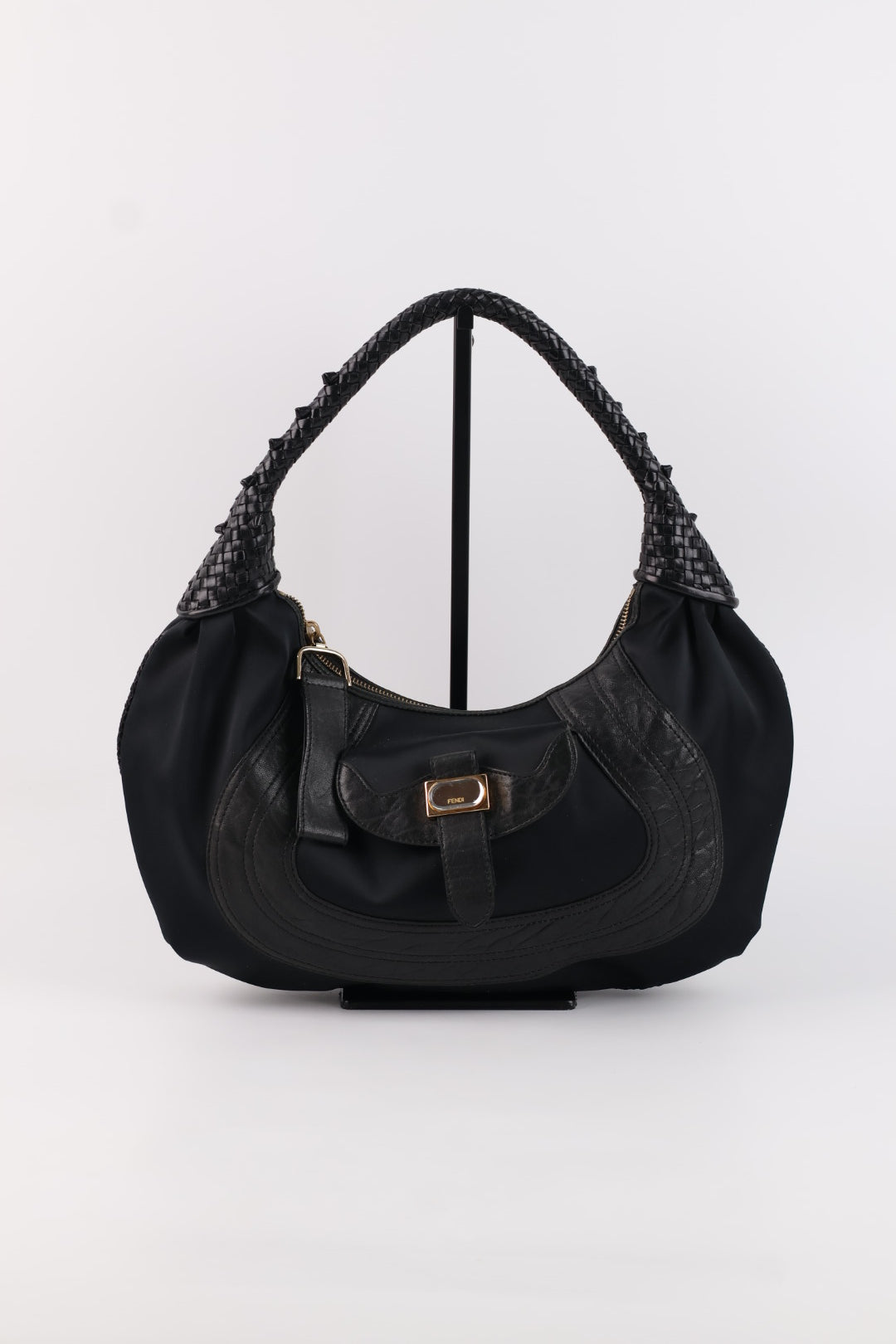 Fendi Hobo Nylon & Pelle