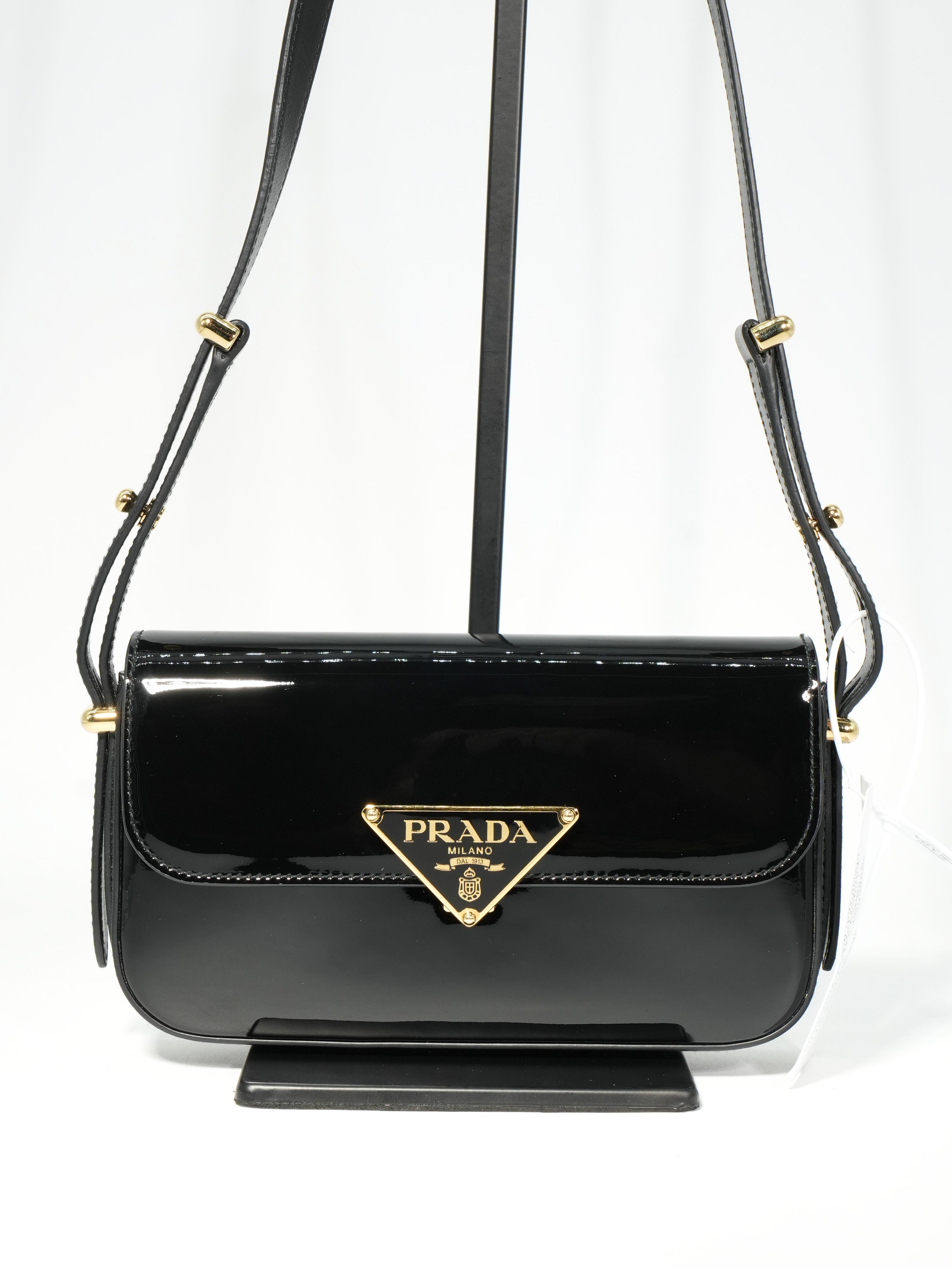 Prada Emblème Small Vernice