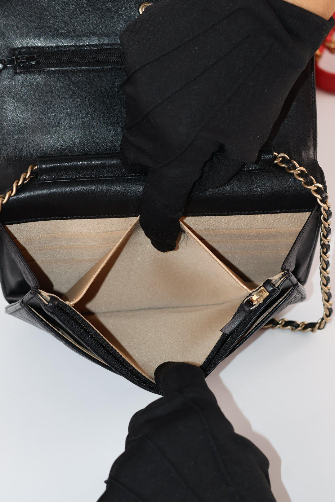 Chanel Woc in Pelle Camelia