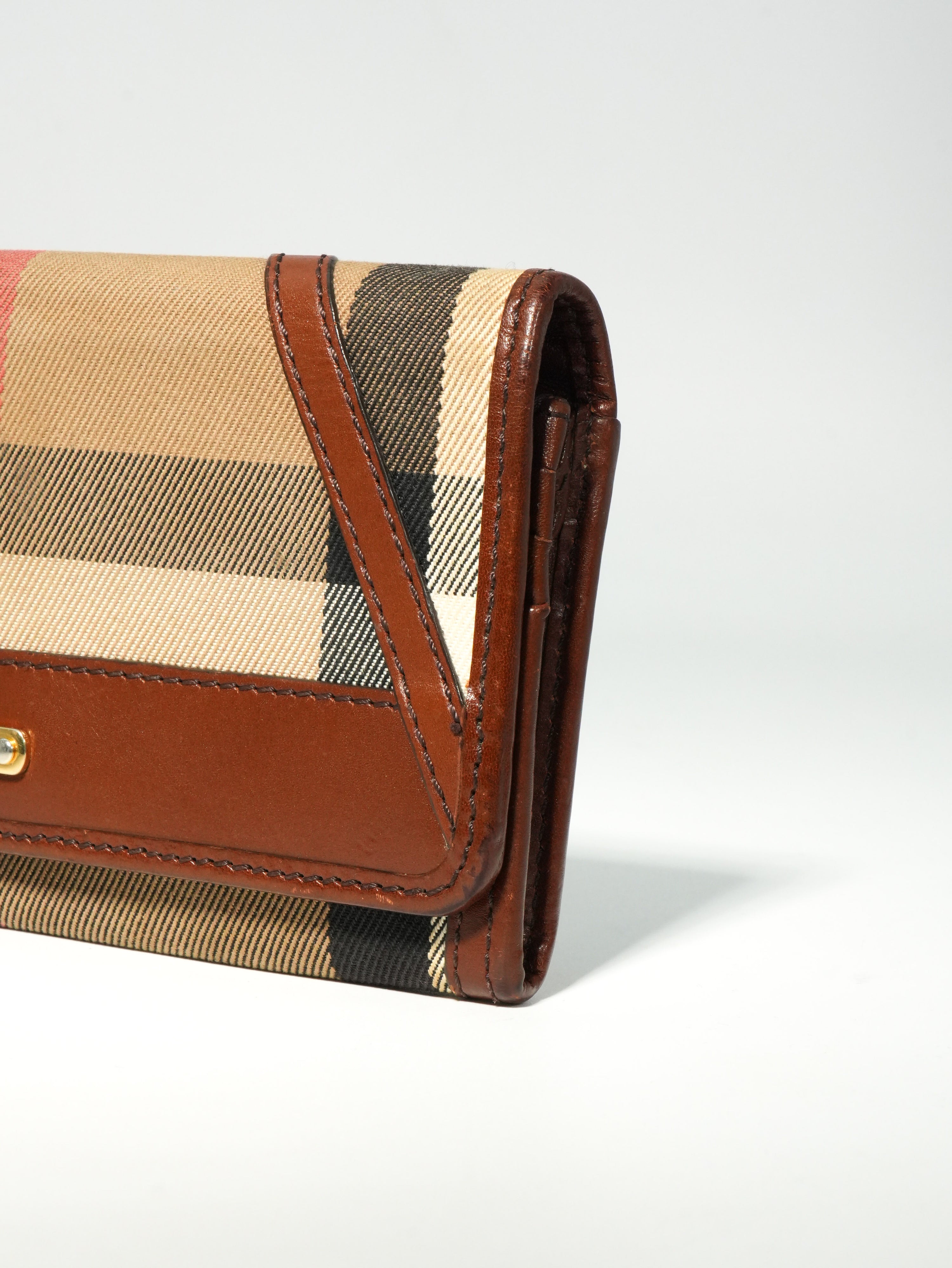 Burberry Portafoglio Lungo Check