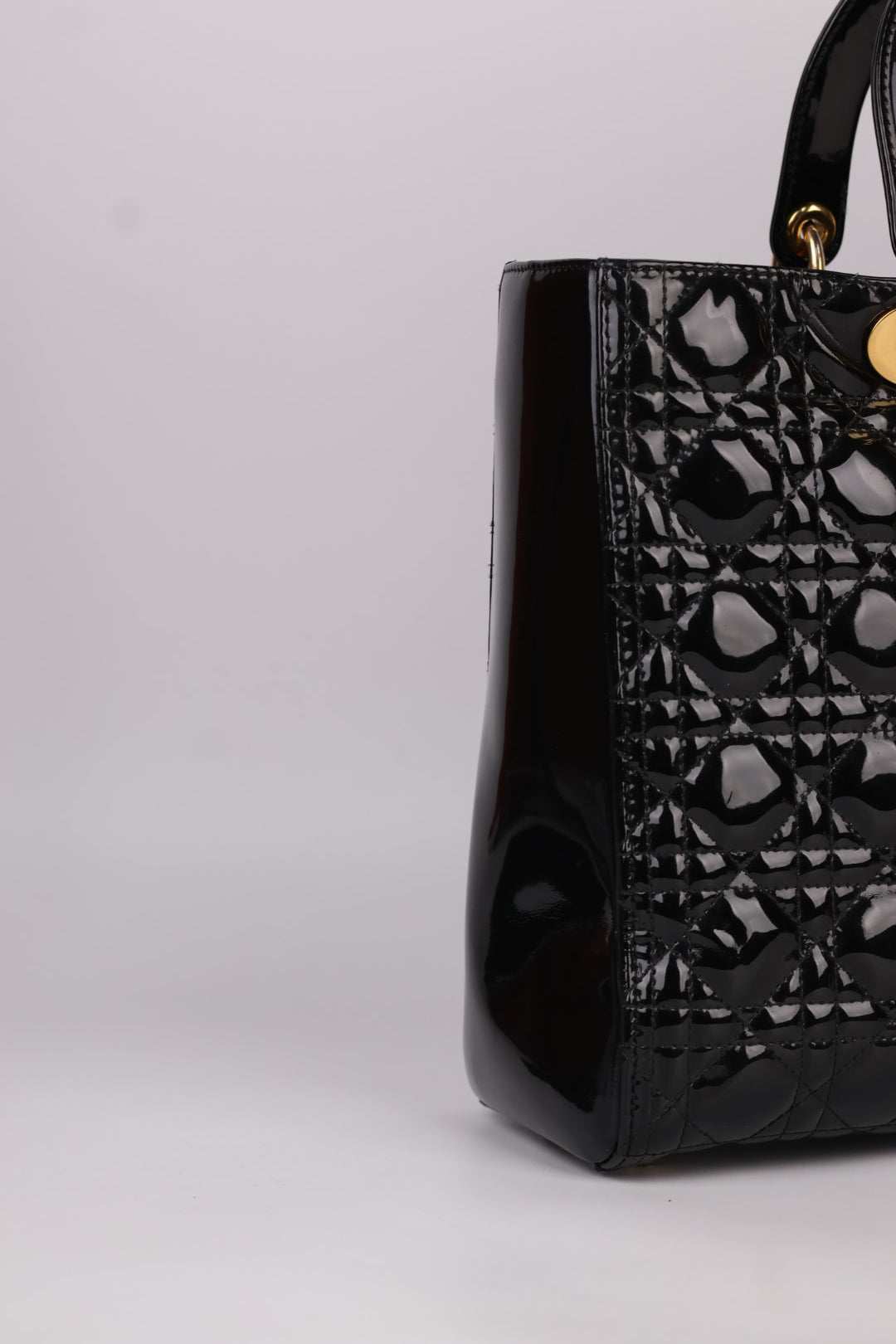 Lady Dior Large Vernis