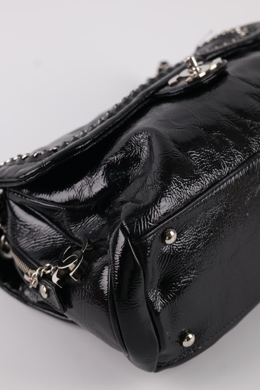 Chanel Classic Chain a Spalla Vernis