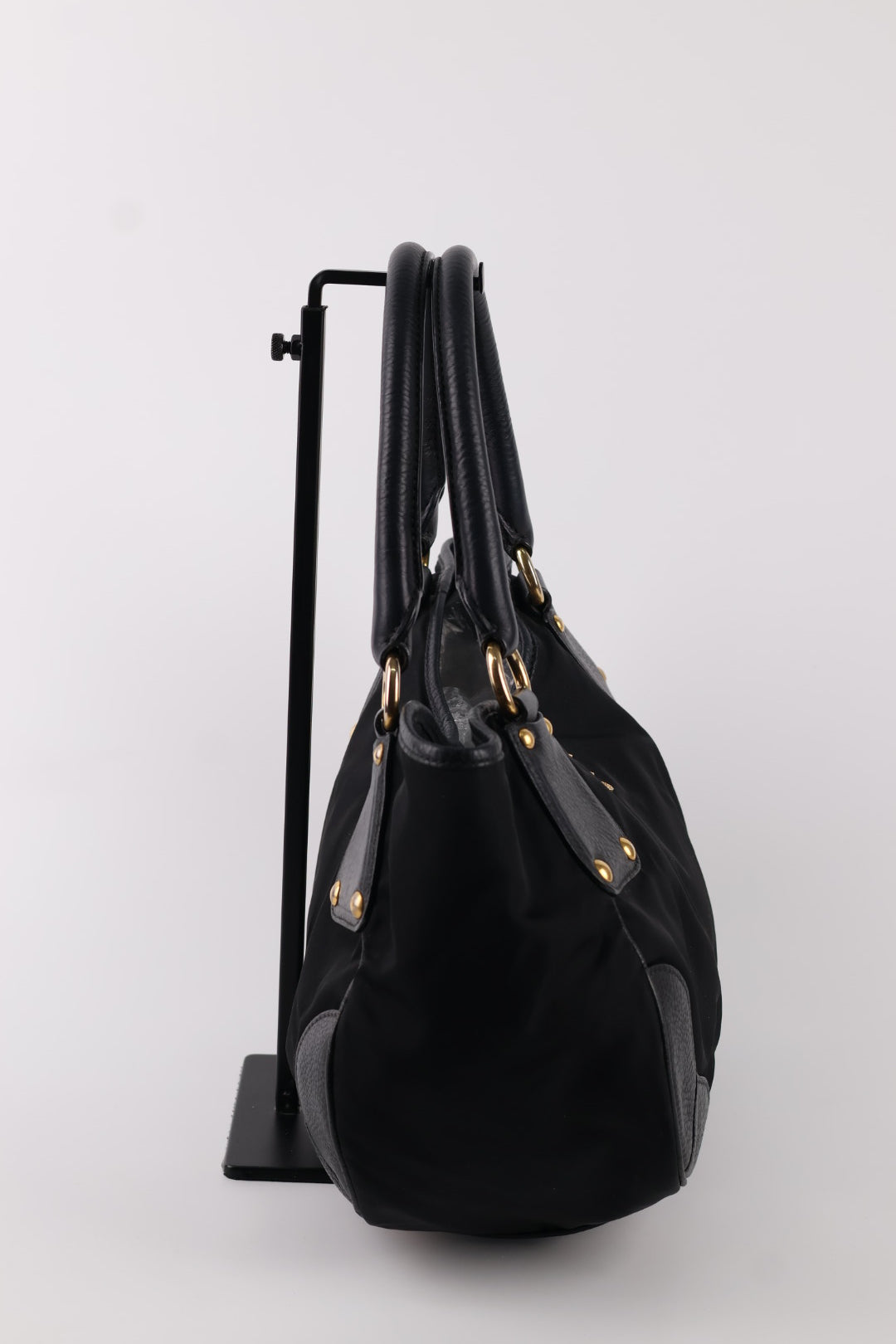 Prada Tote a spalla Nylon e Pelle