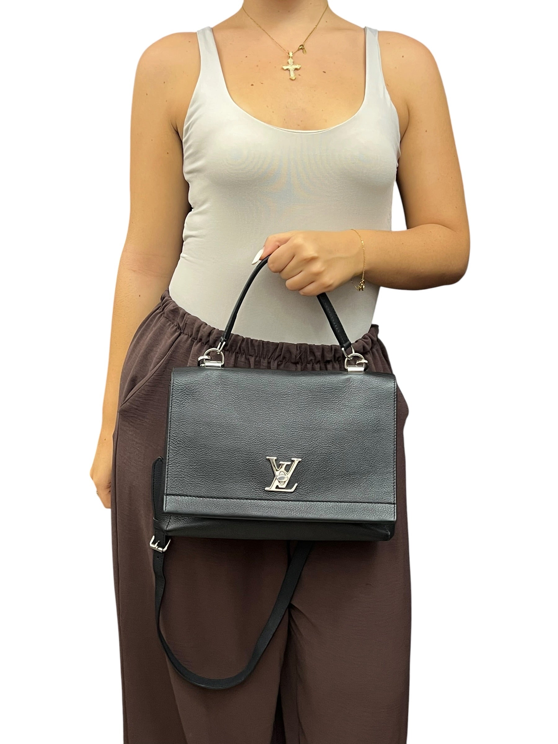 Louis Vuitton Lockme Handle in Pelle