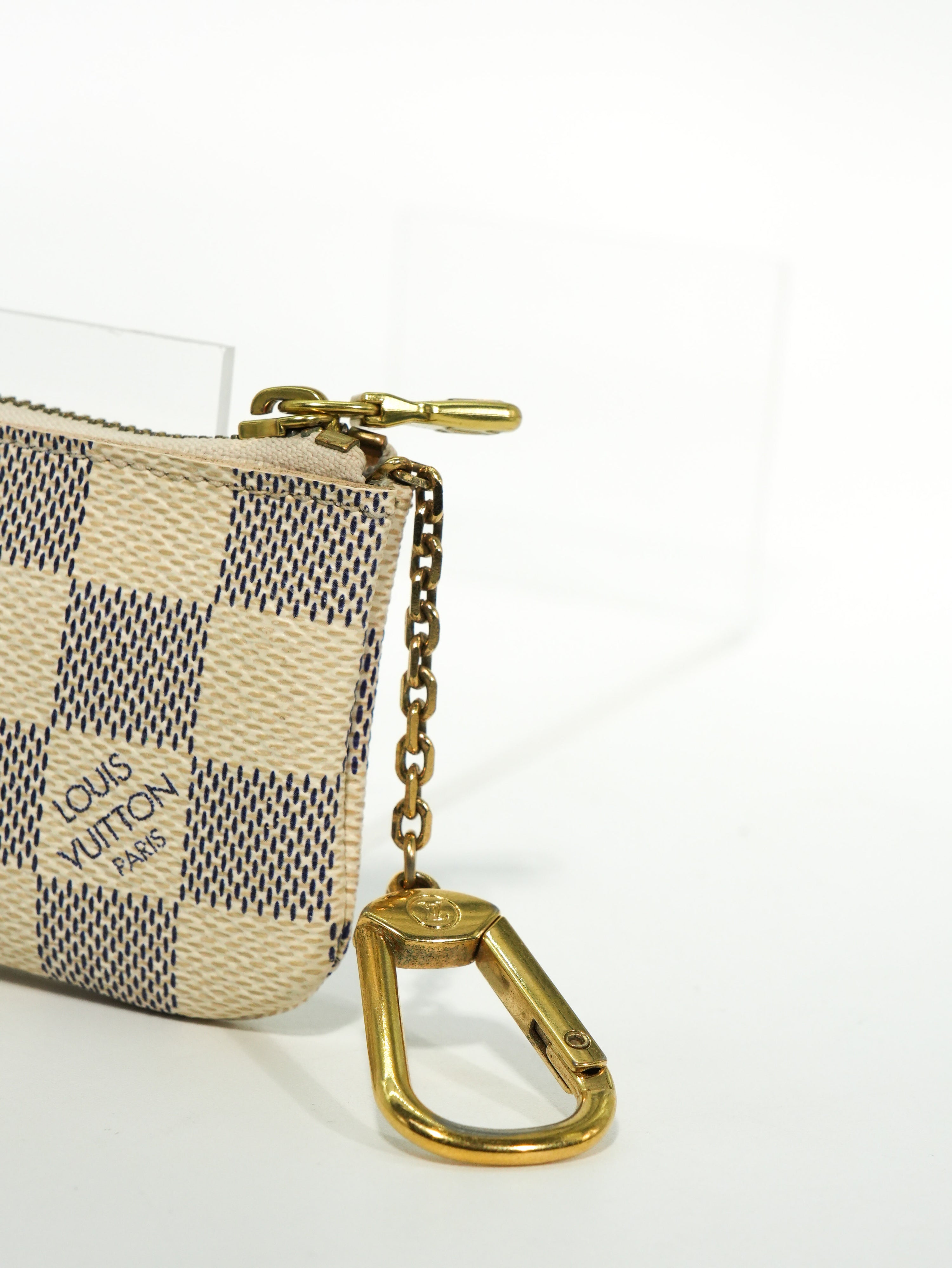 Louis Vuitton Key Pouch Damier Azur