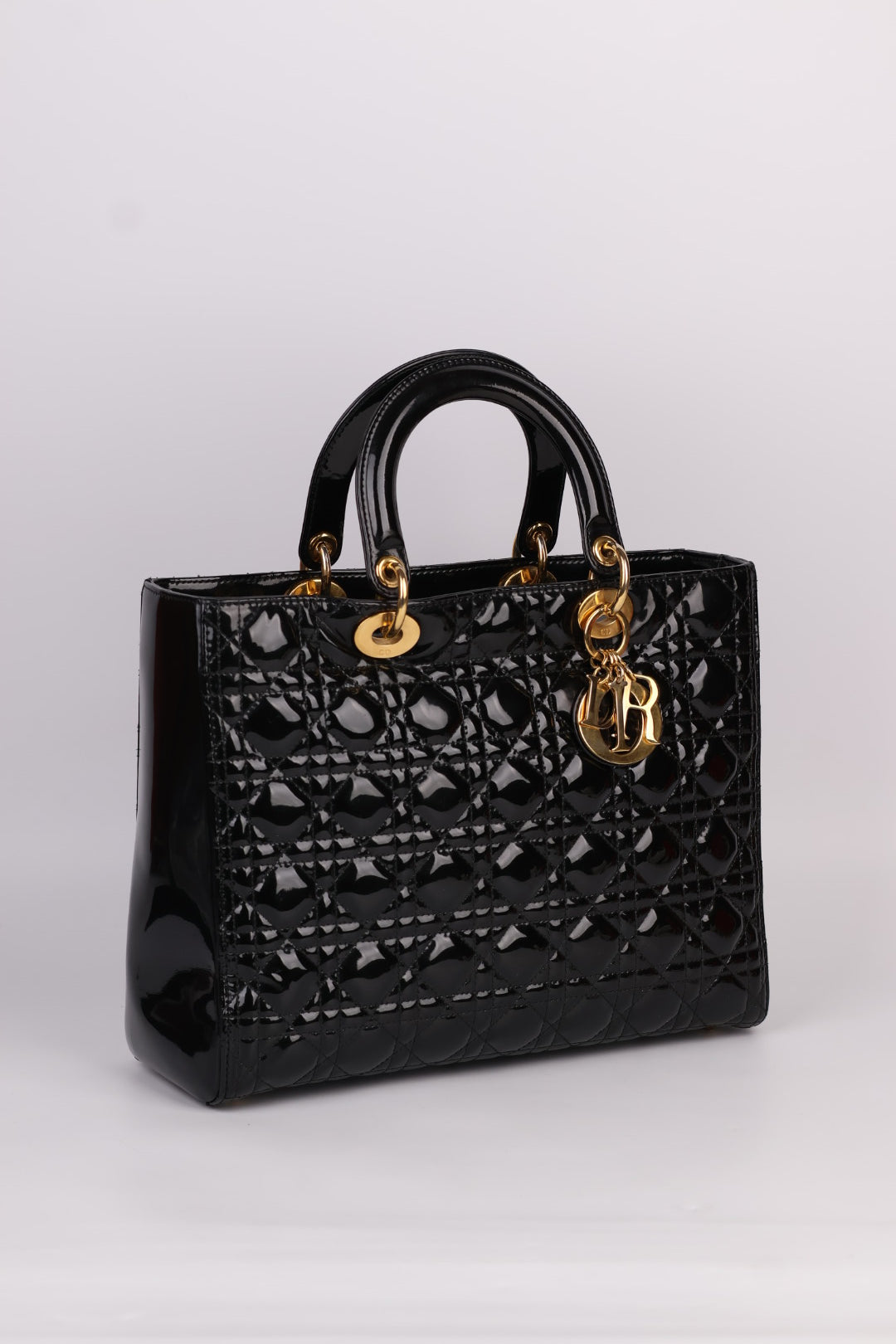 Lady Dior Large Vernis