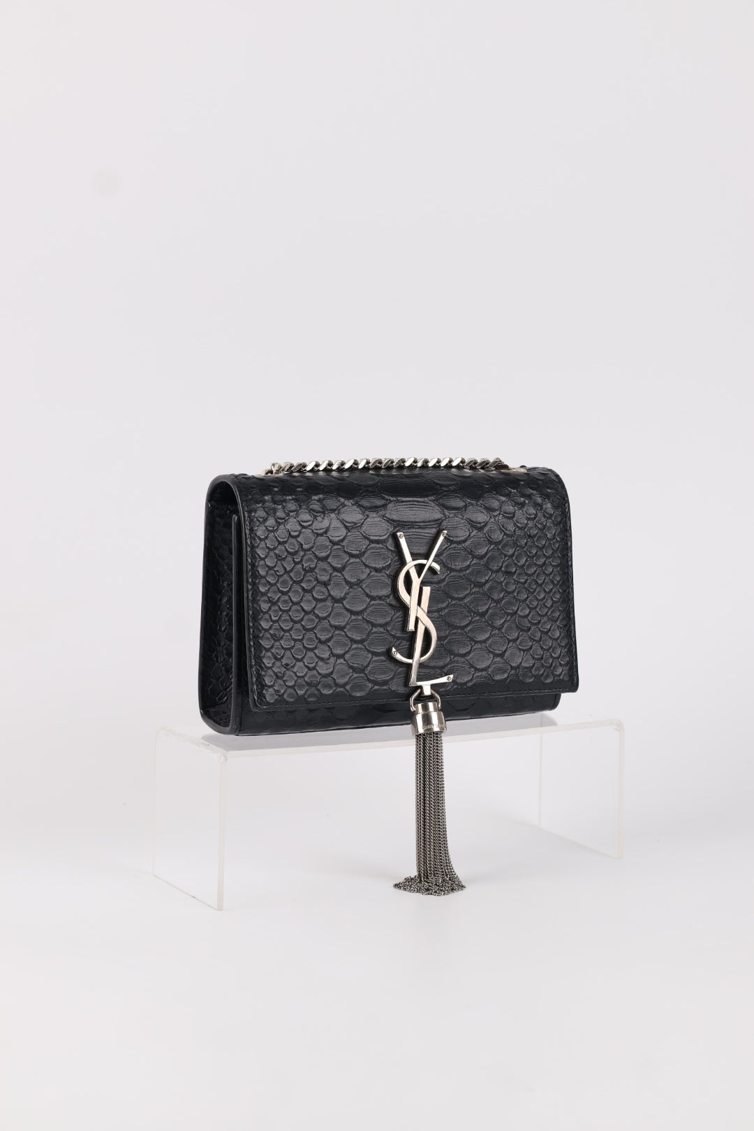 Saint Laurent Kate Mini Pitone con Nappa