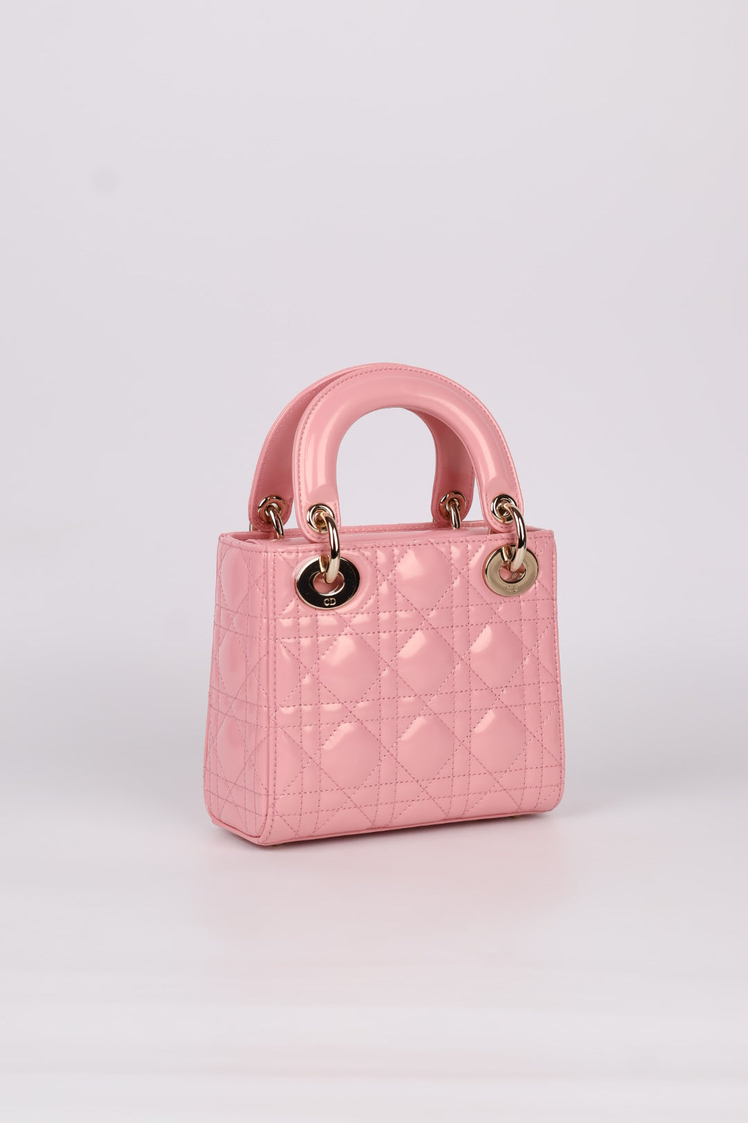 Lady Dior Mini in Pelle Rosa