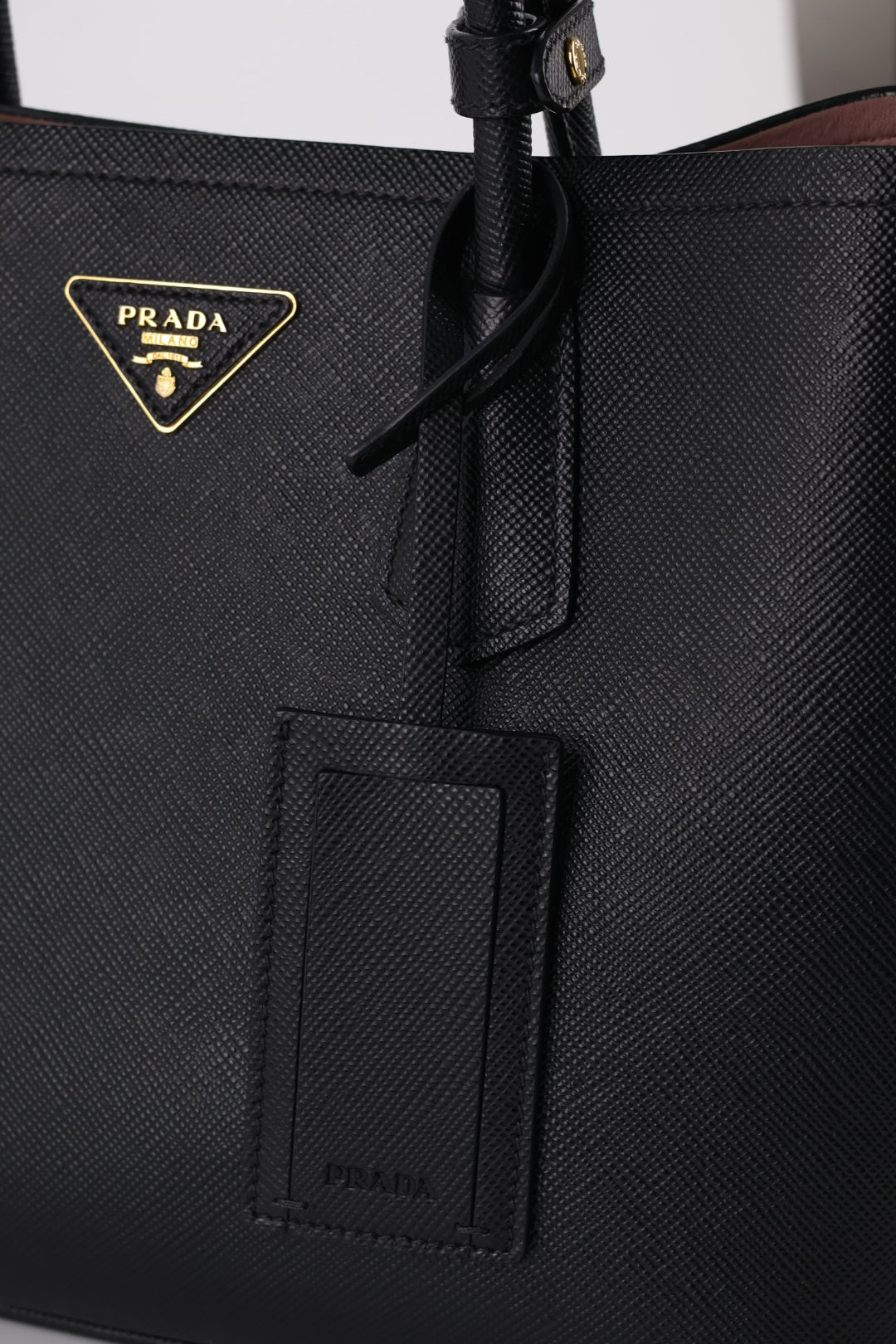Prada Double Media Saffiano
