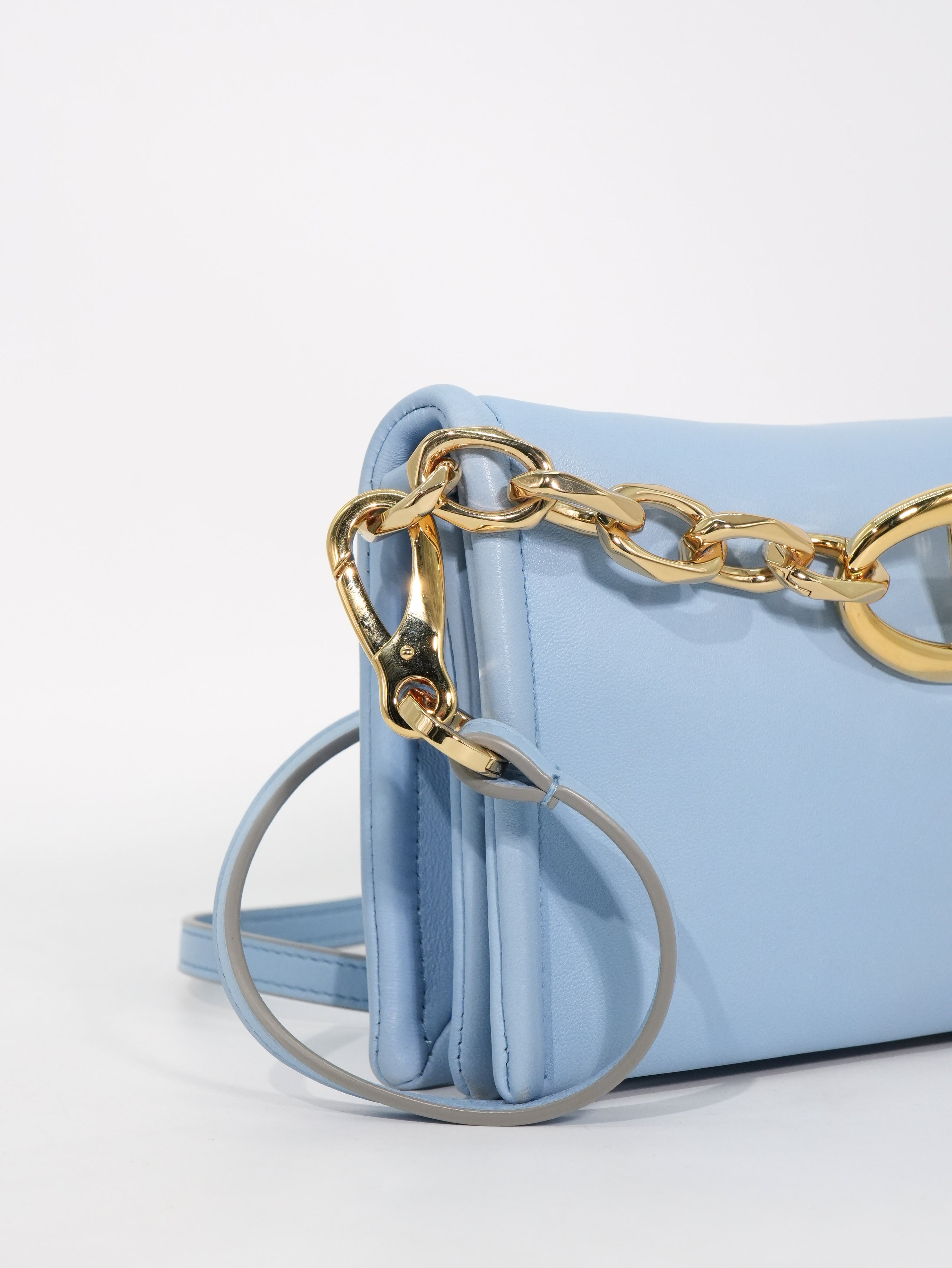 Valentino Pochette V Logo Chain