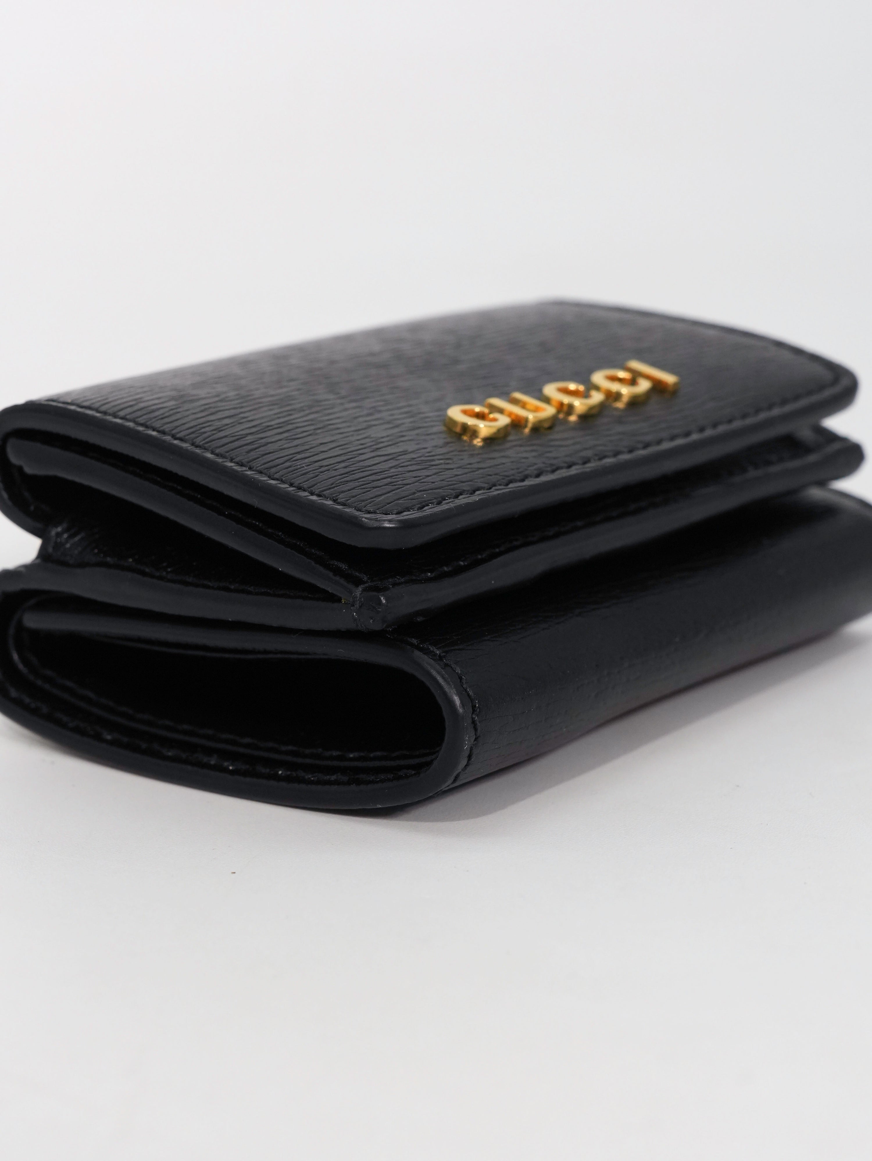 Gucci Portafoglio Compatto Lettering