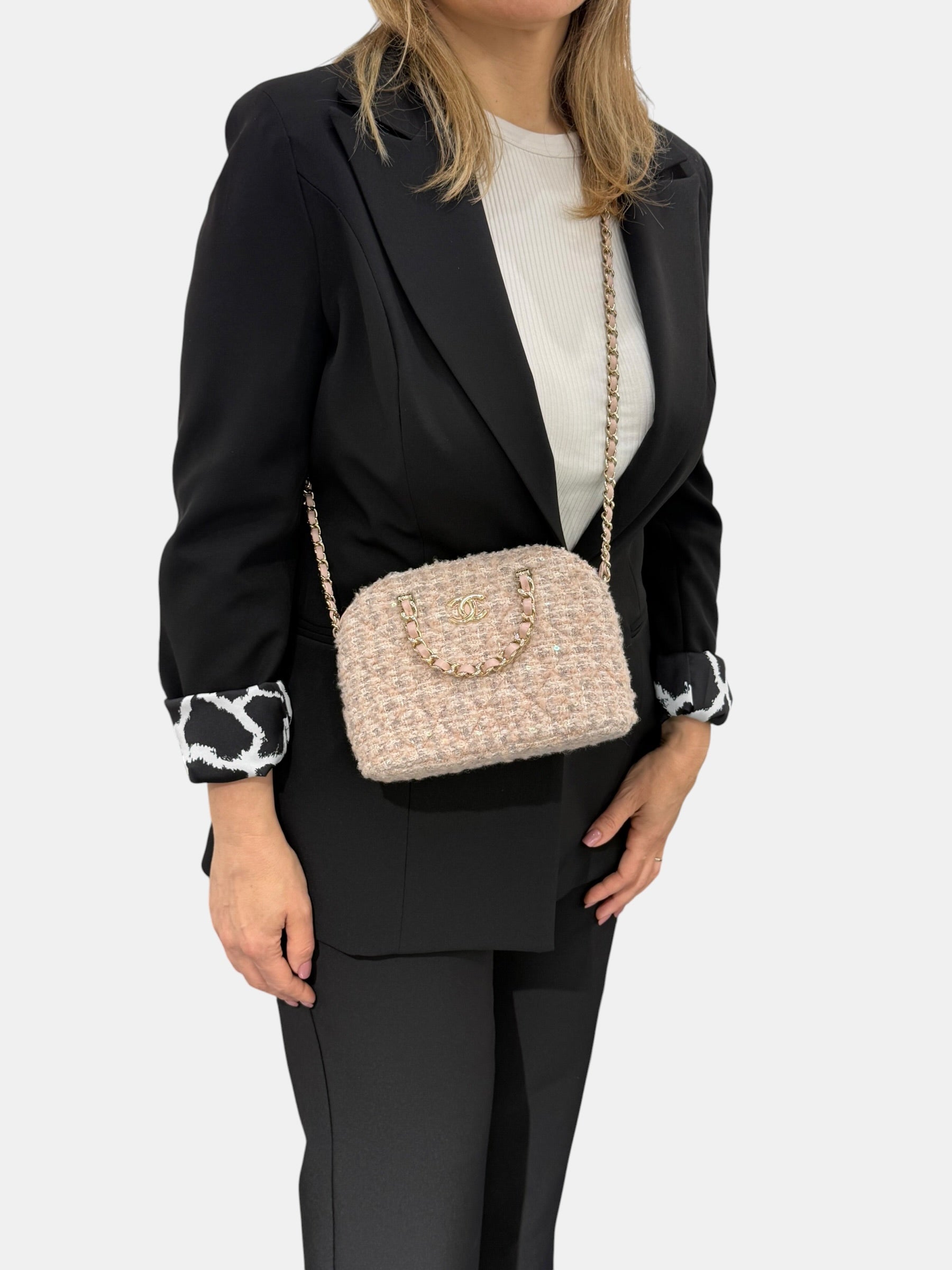 Chanel Coco Dome Tweed