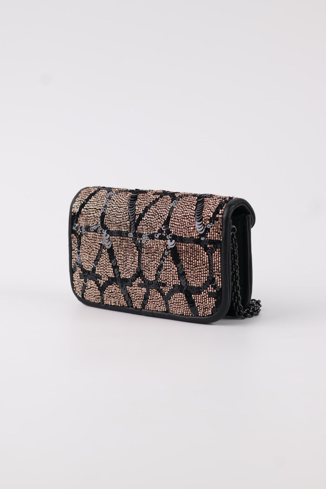 Valentino Micro V Logo Paillettes