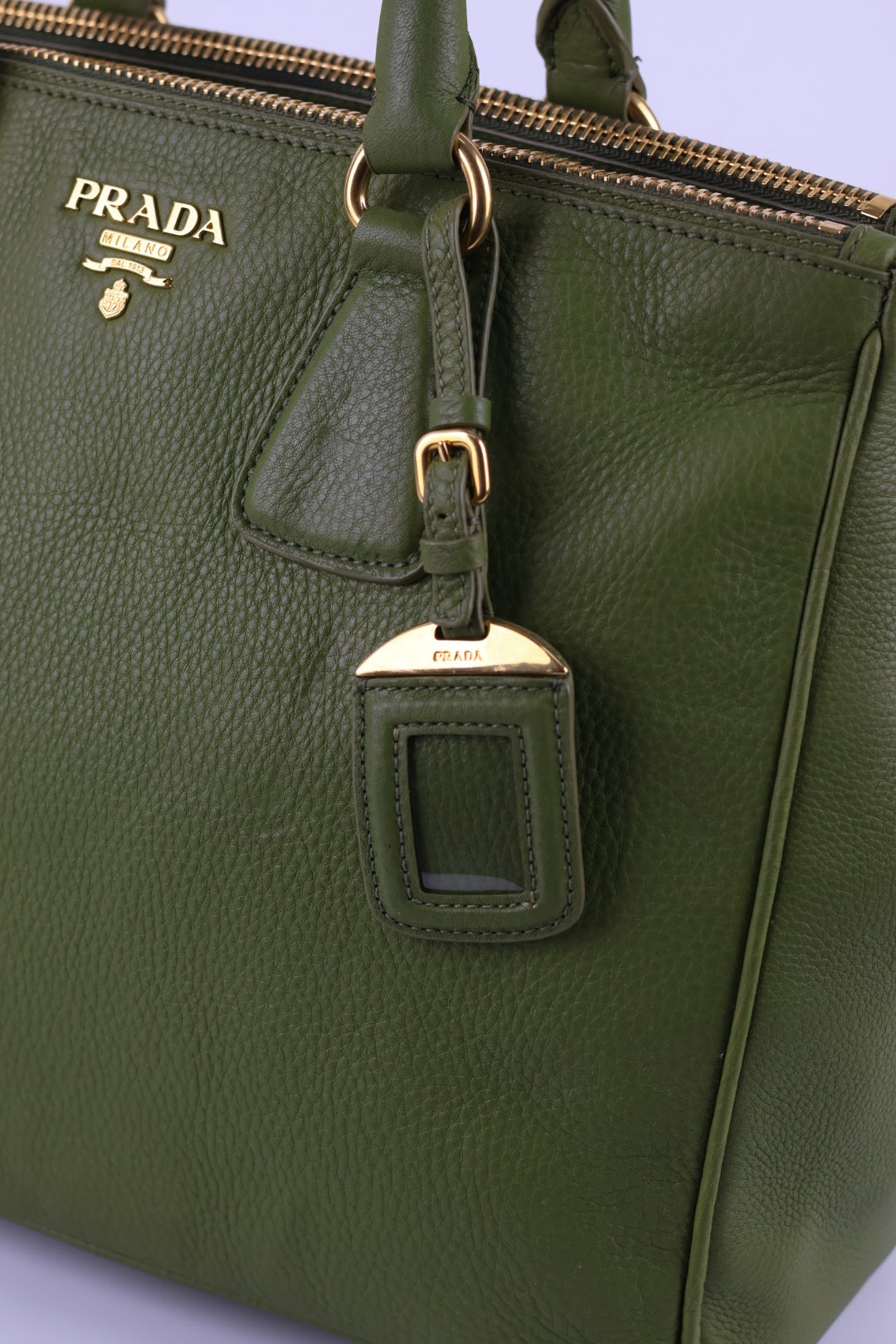 Prada Tote in Pelle Verde