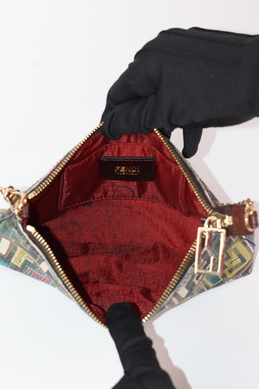 Fendi Chain Pochette FF Multicolor