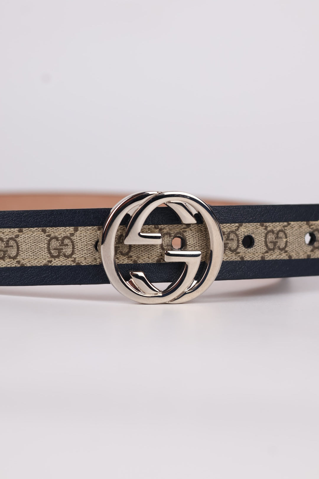 Gucci Cintura Kids Interlocking GG Supreme