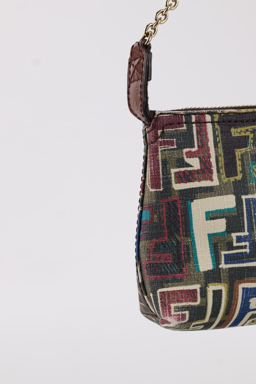 Fendi Chain Pochette FF Multicolor