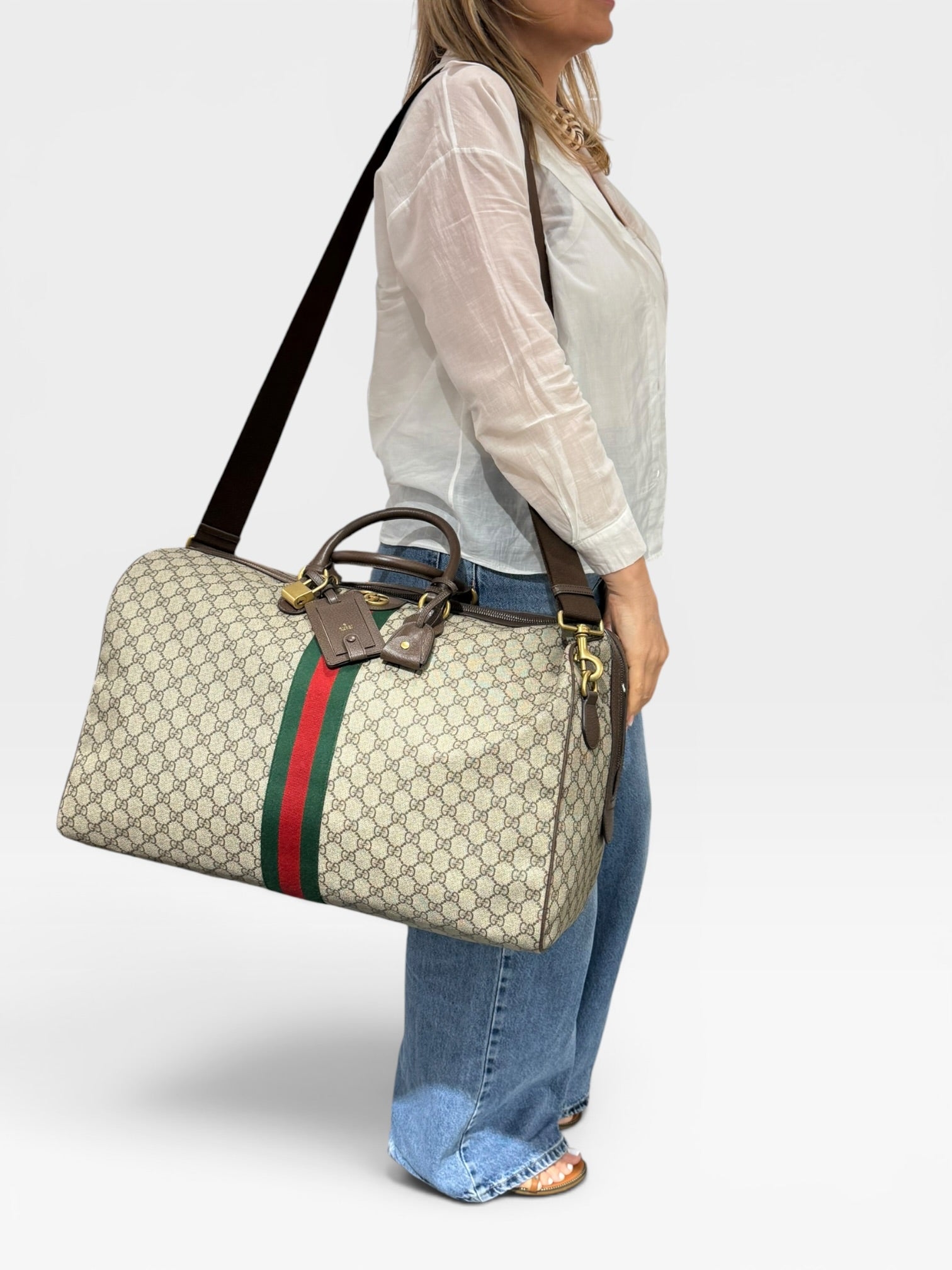 Gucci Borsone Savoy GG Supreme