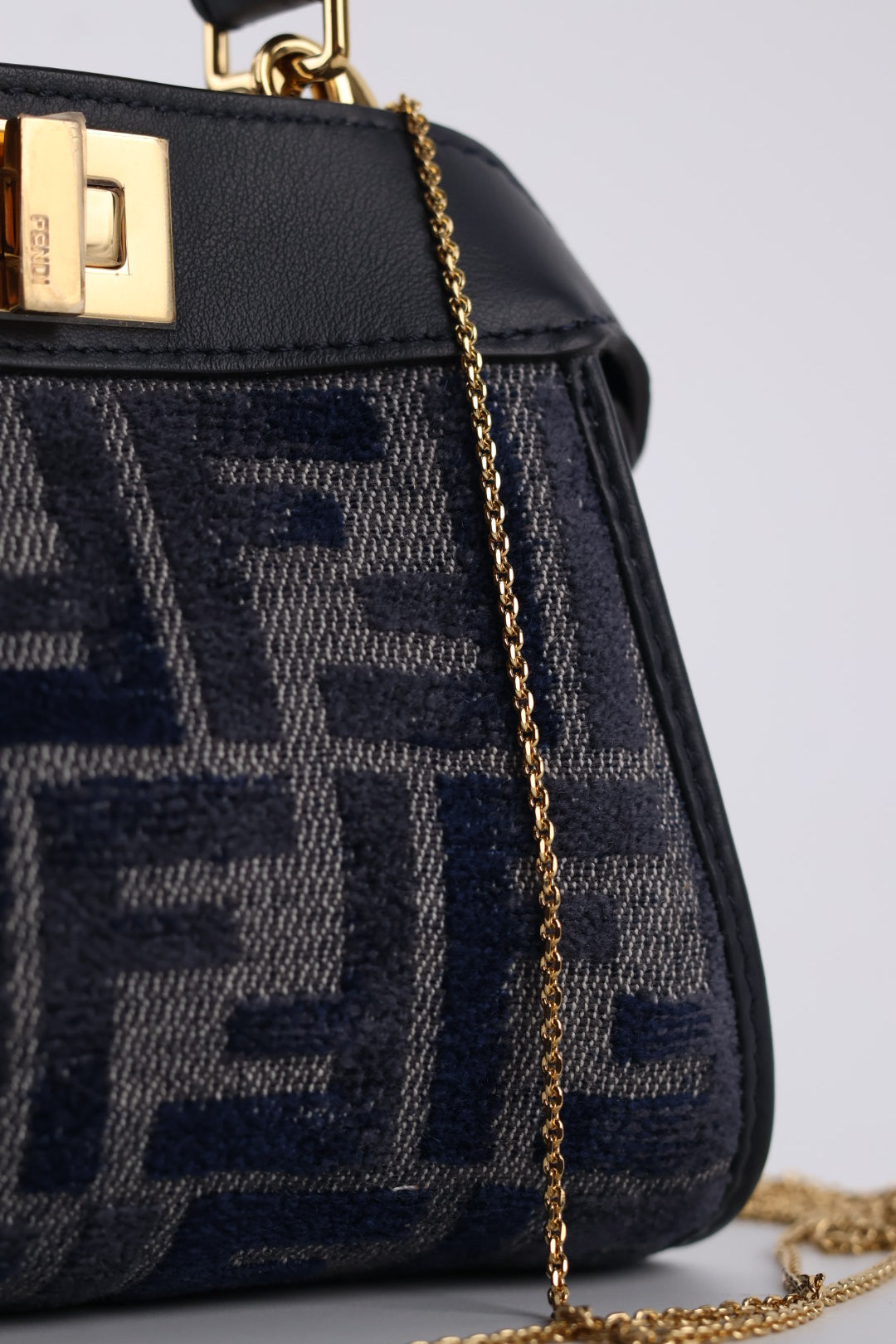 Fendi Nano Peekaboo FF Logo