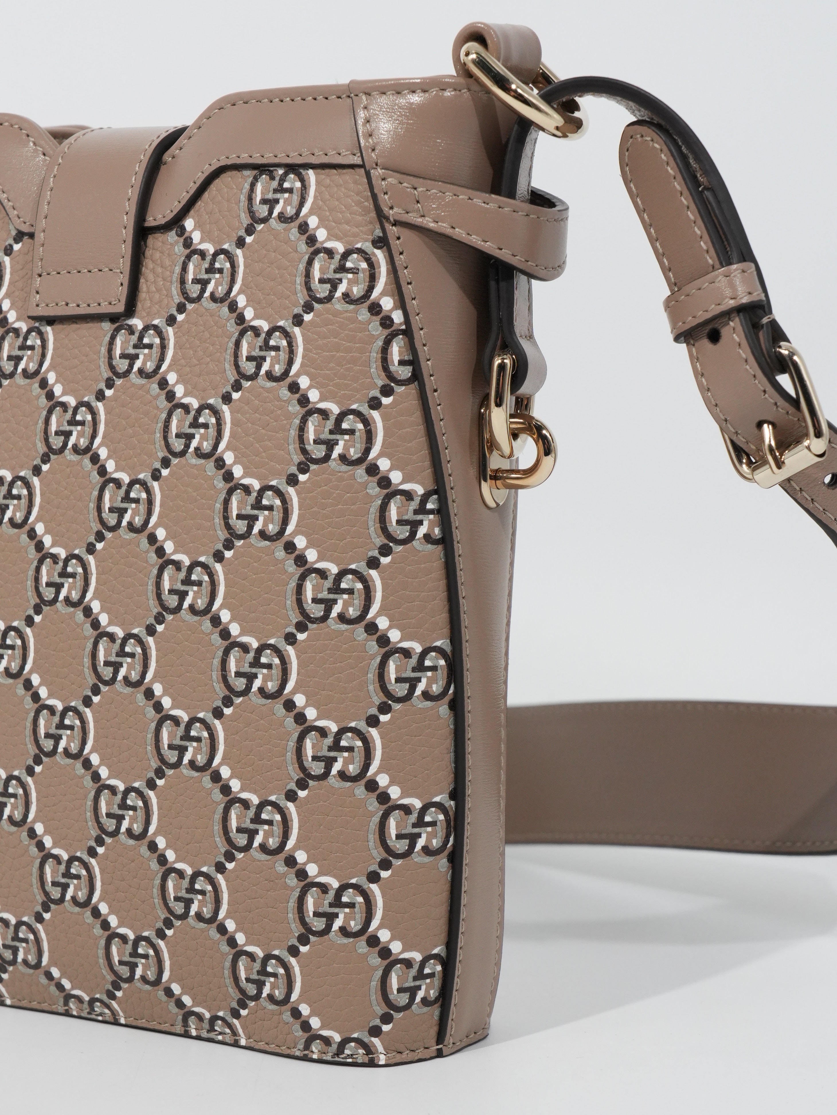 Gucci Mini Bucket GG in Pelle