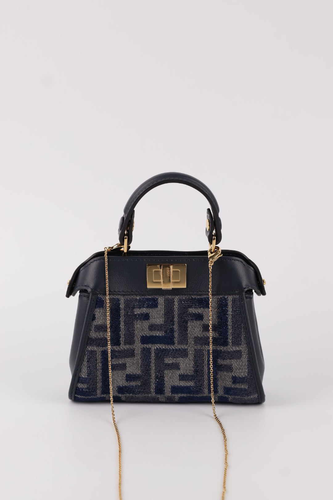 Fendi Nano Peekaboo FF Logo