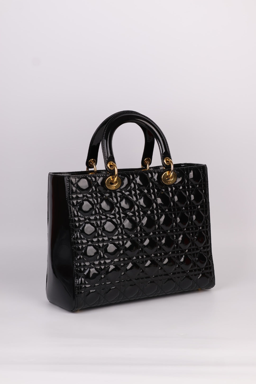 Lady Dior Large Vernis