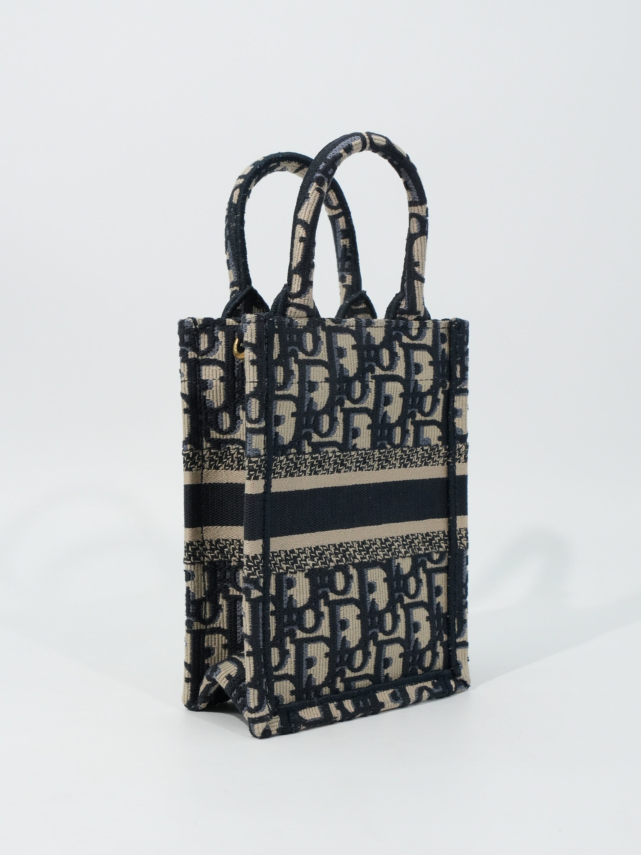 Dior Mini Book Tote in Jacquard Oblique