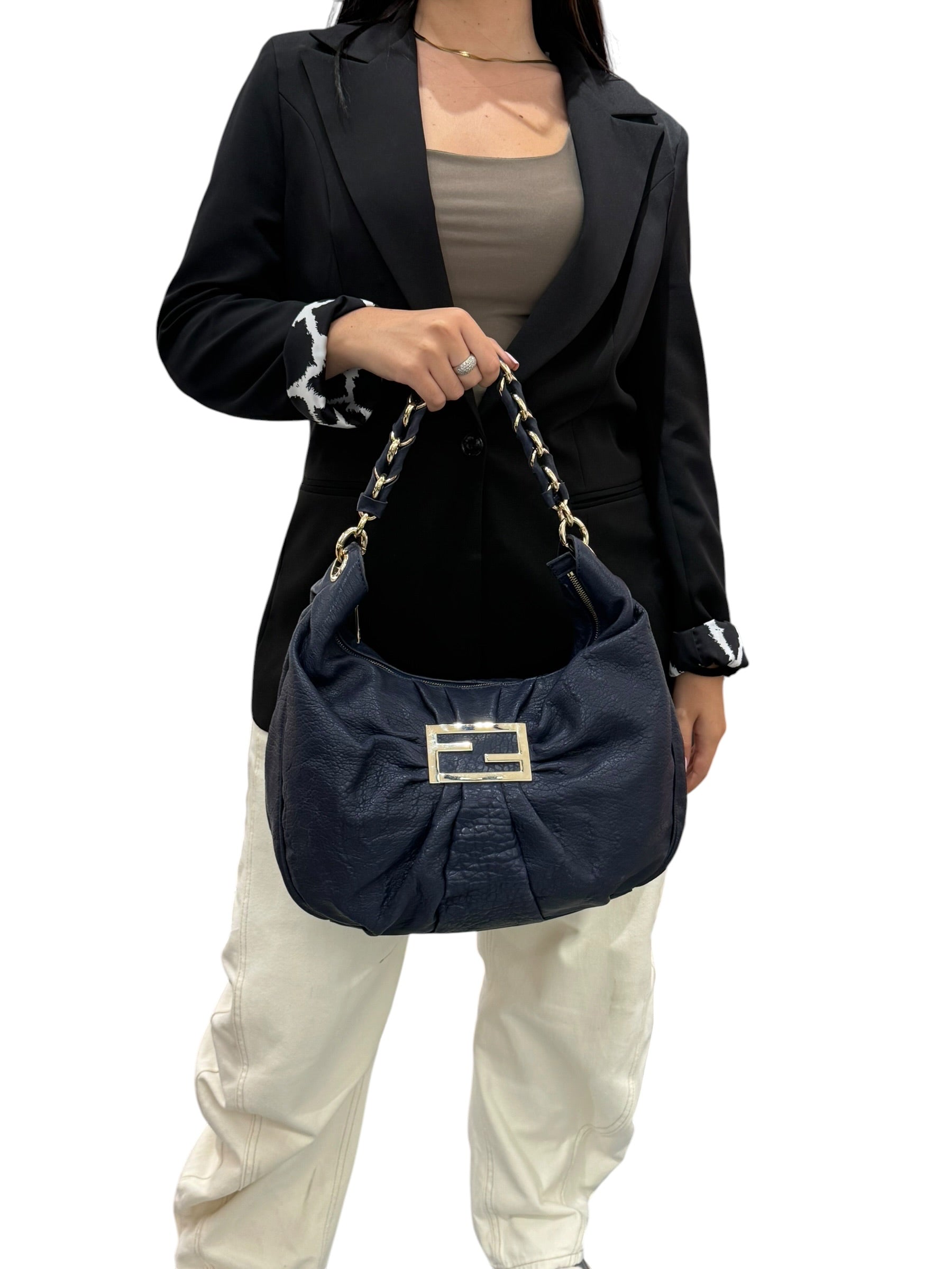Fendi Mia Hobo in Pelle