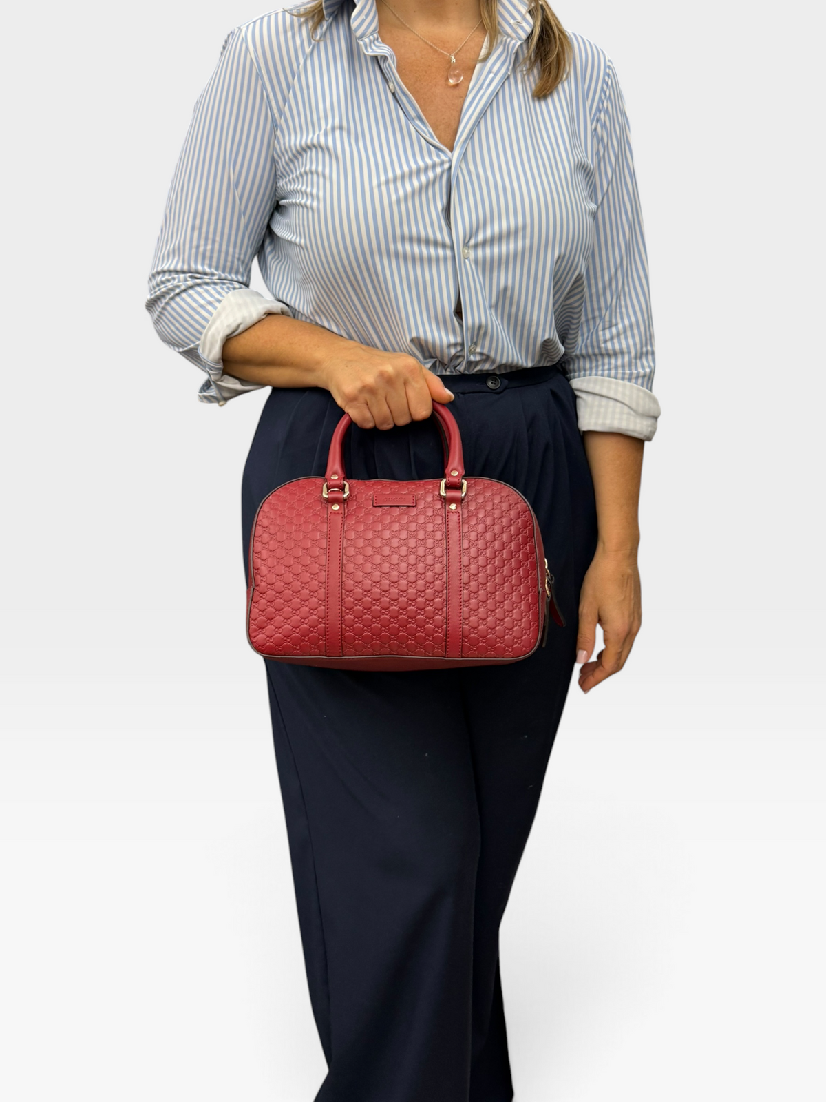Gucci Boston Small GG Microguccissima