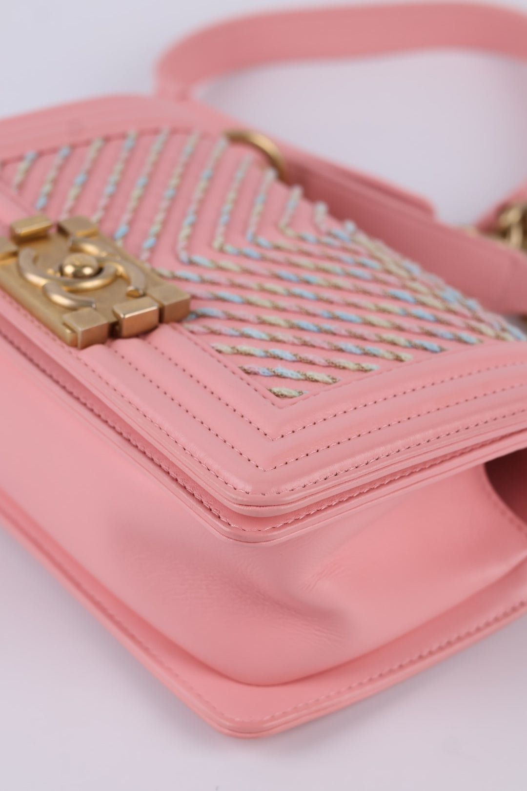 Chanel Boy Small in Pelle