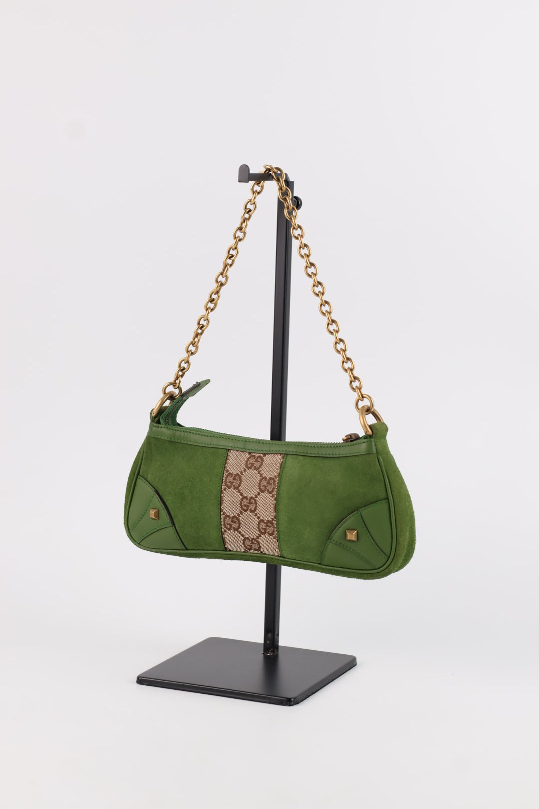 Gucci Chain Pochette GG Suede