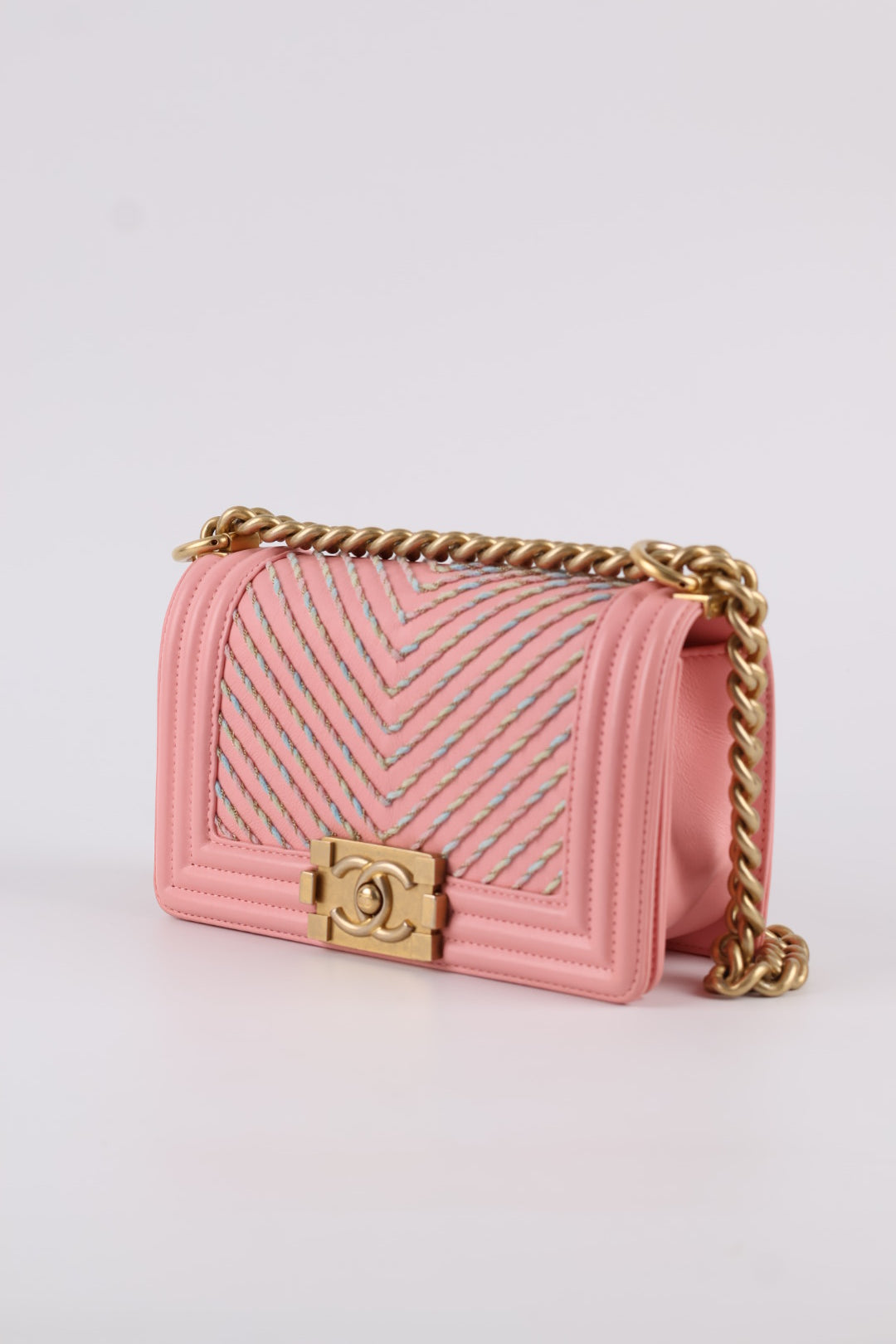 Chanel Boy Small in Pelle