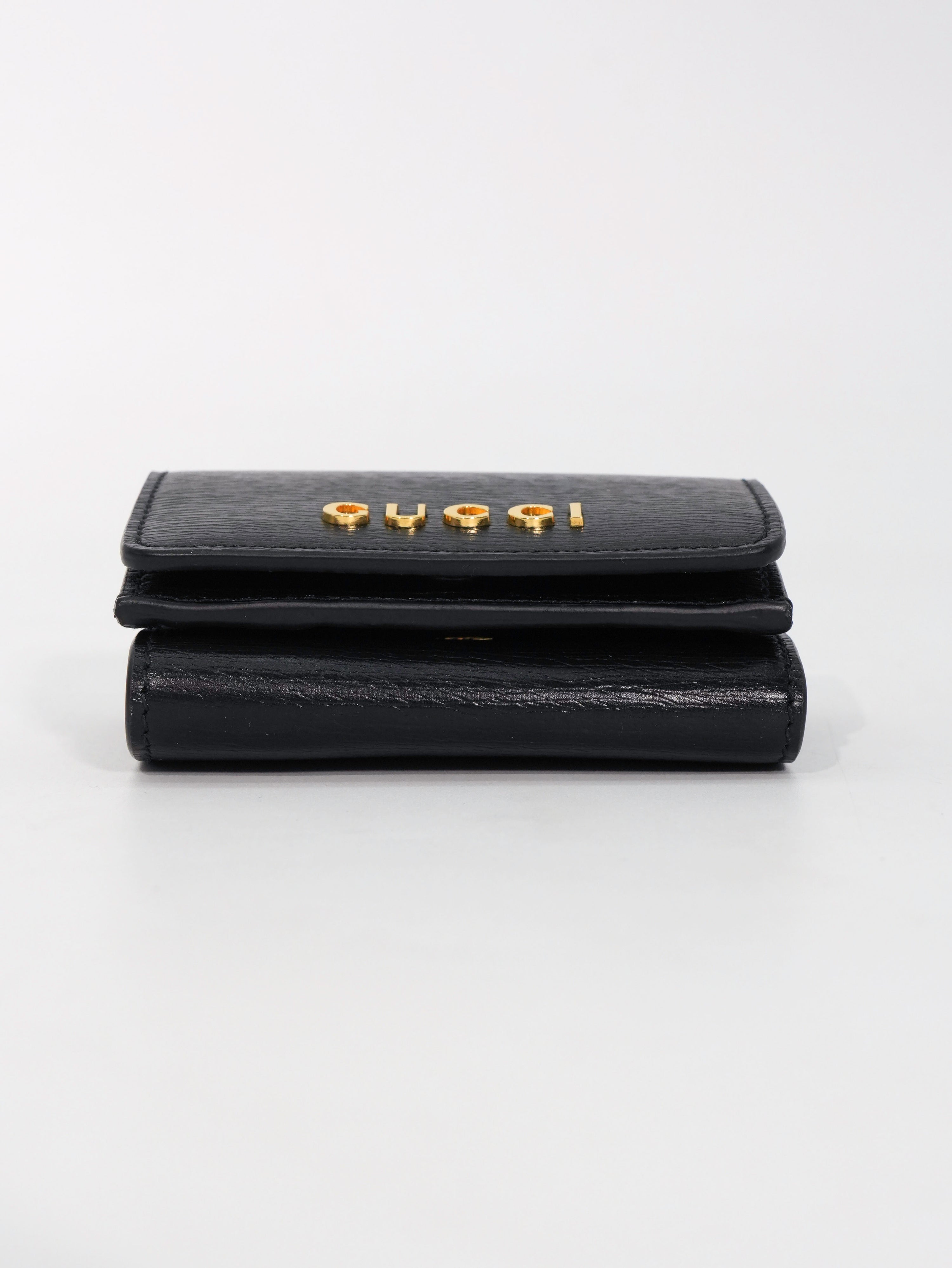 Gucci Portafoglio Compatto Lettering