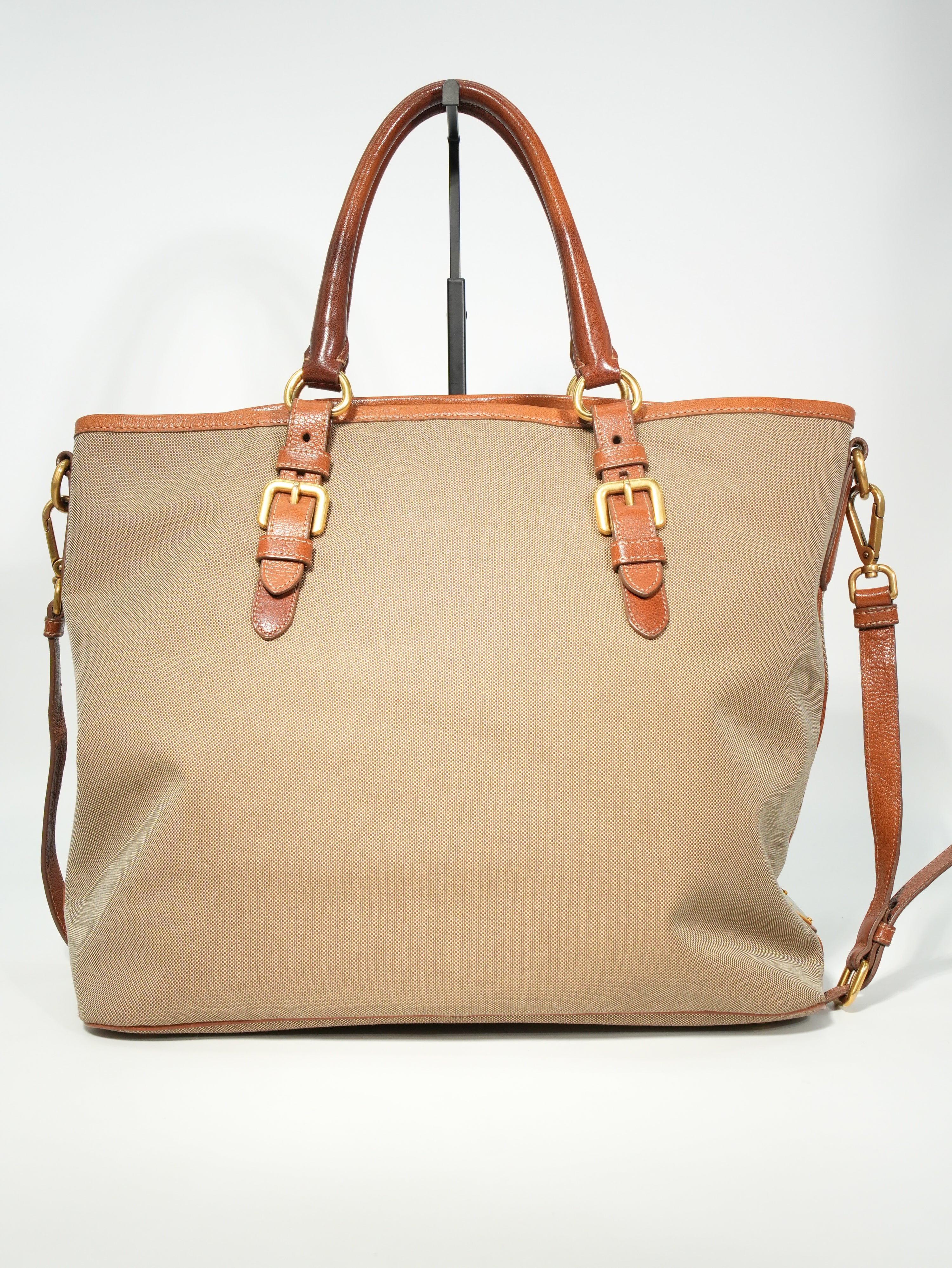 Prada Tote In Jacquard
