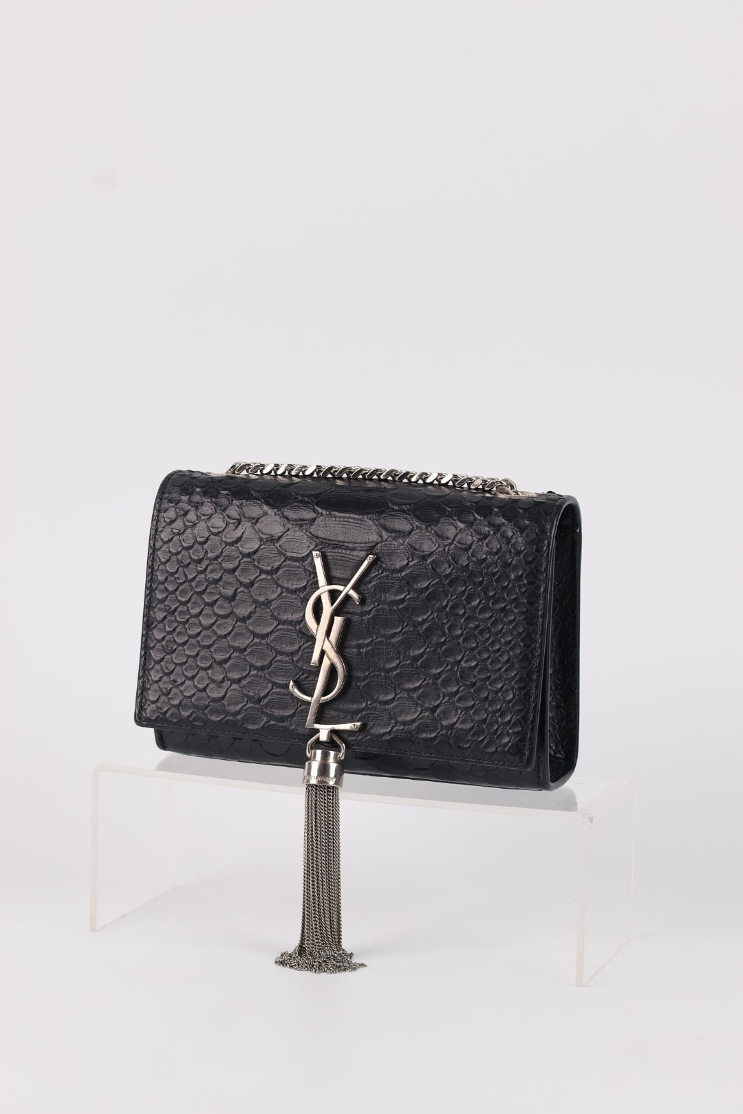 Saint Laurent Kate Mini Pitone con Nappa