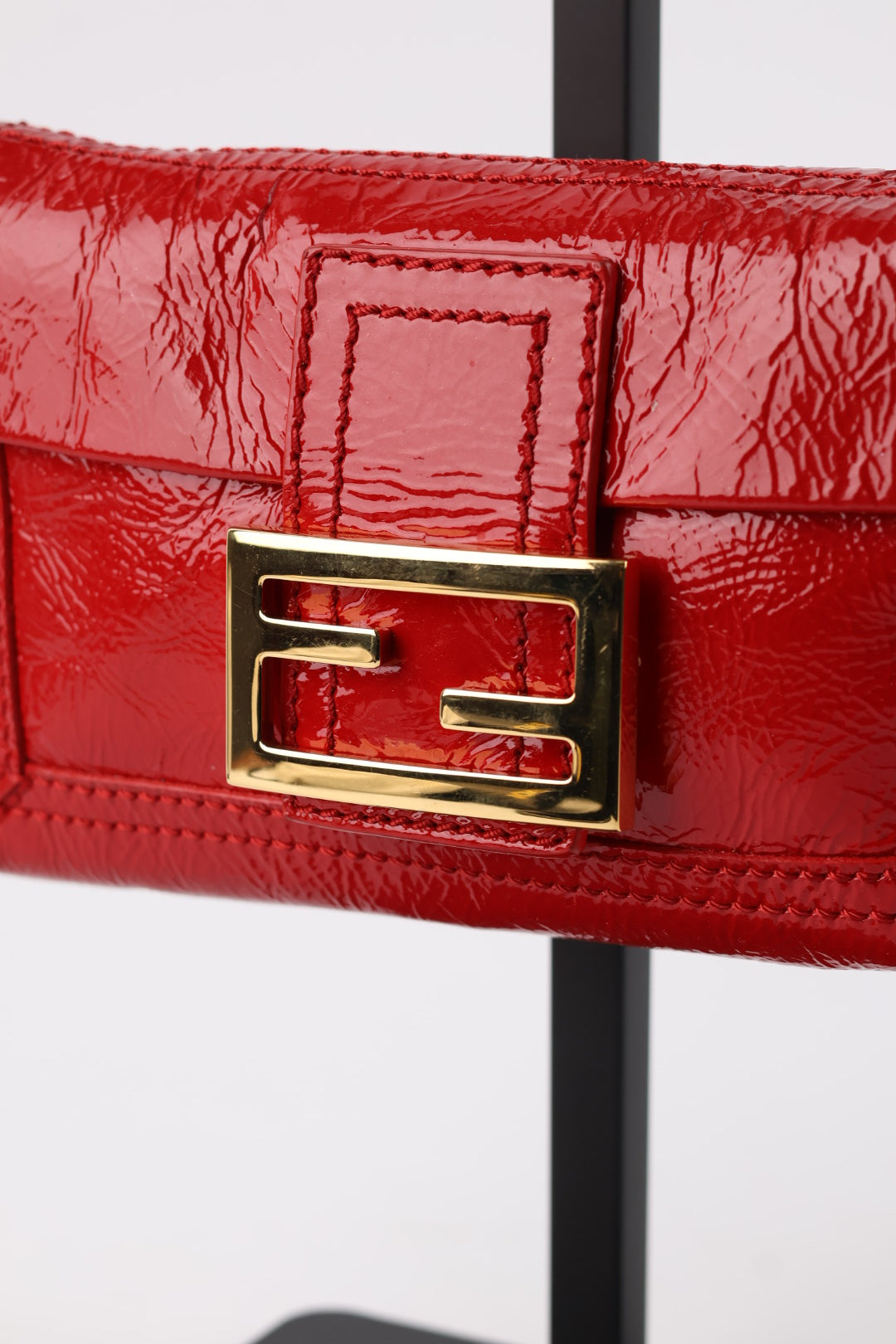 Fendi Mini Baguette in Vernice