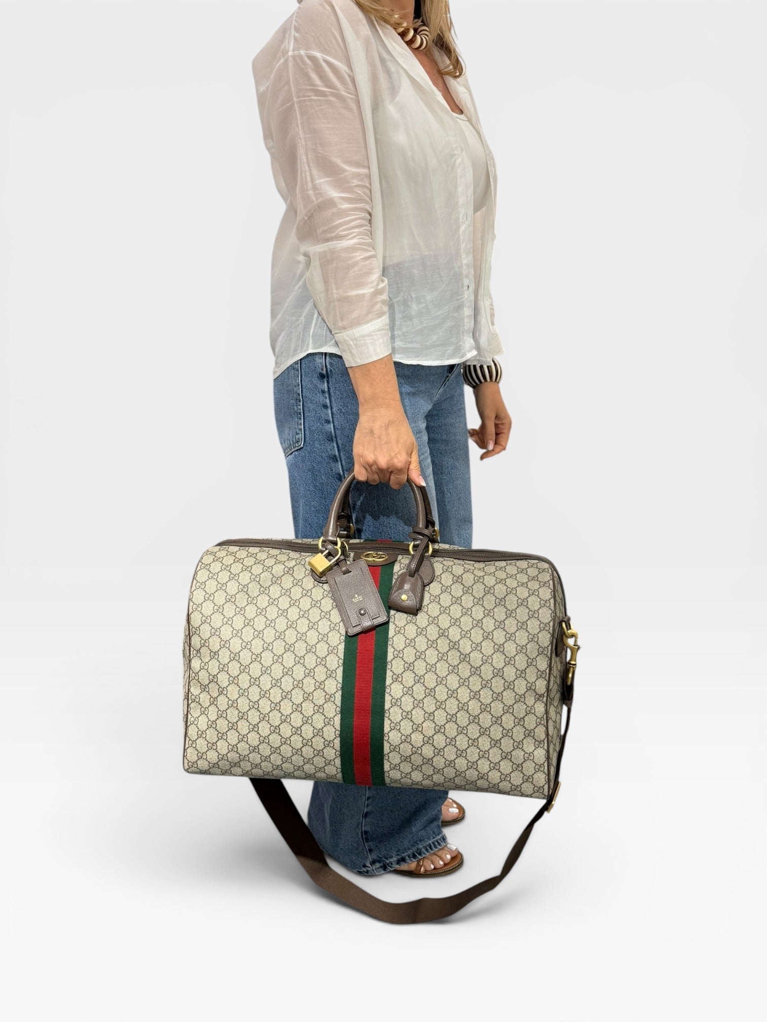 Gucci Borsone Savoy GG Supreme