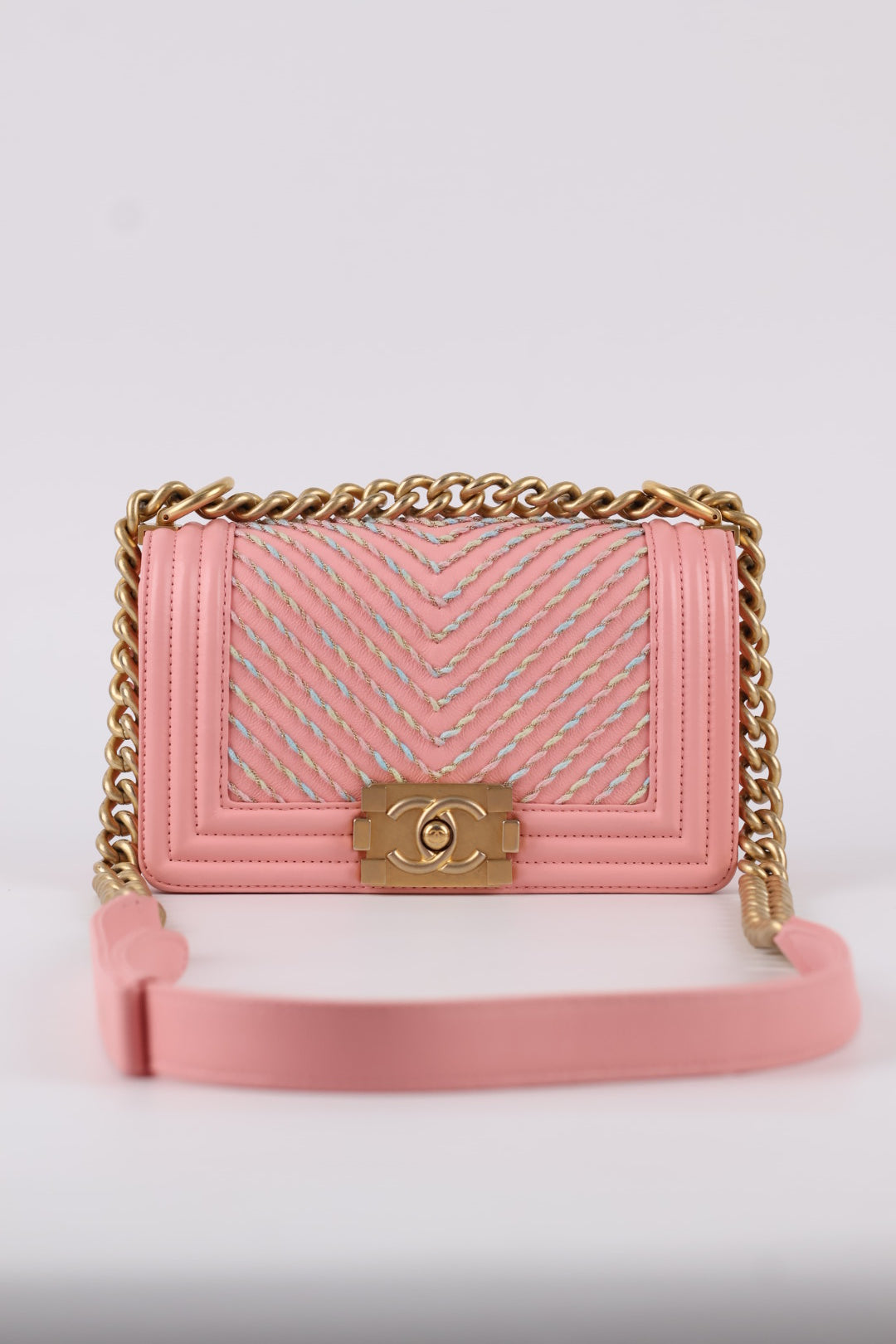 Chanel Boy Small in Pelle