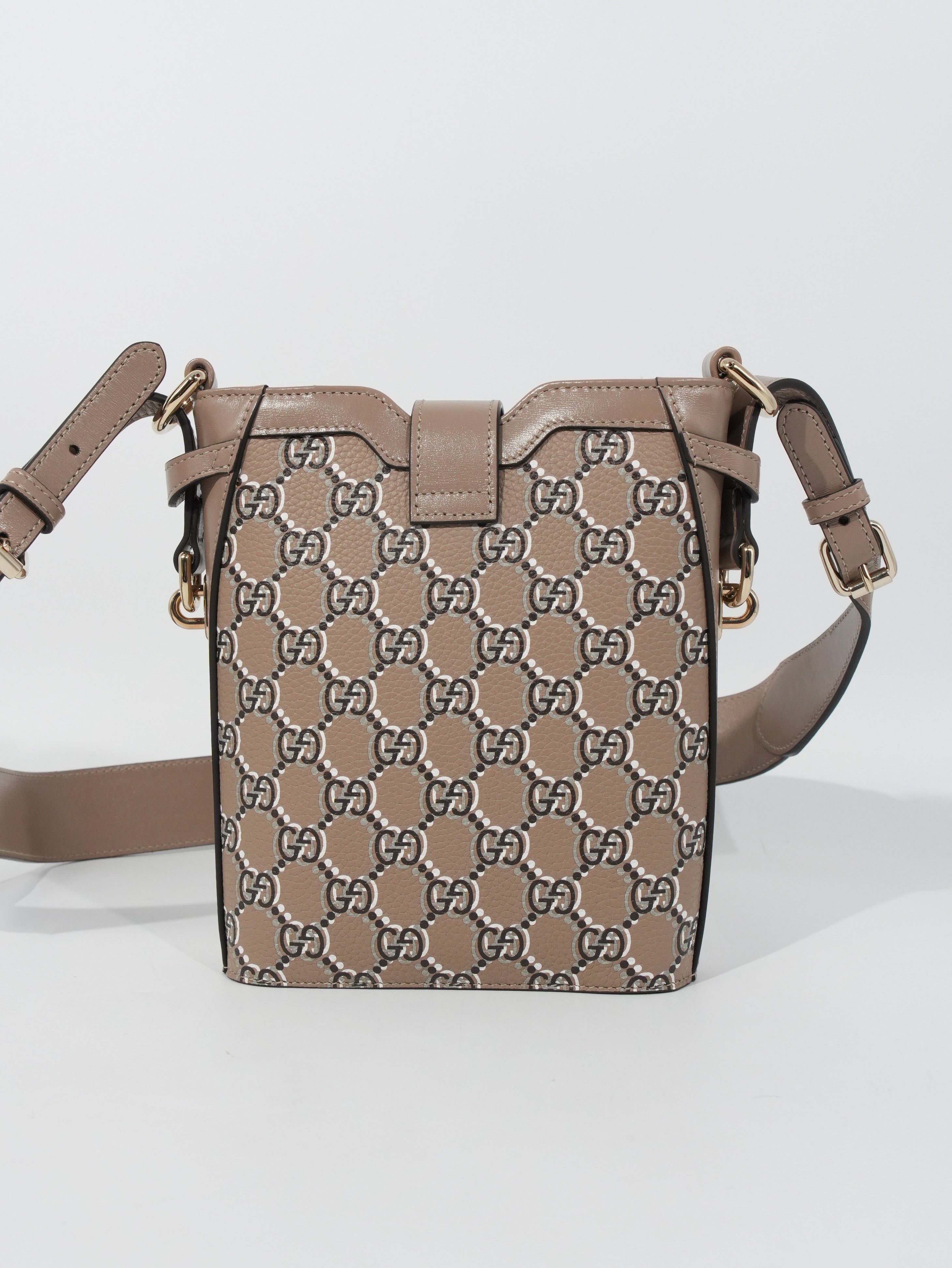 Gucci Mini Bucket GG in Pelle