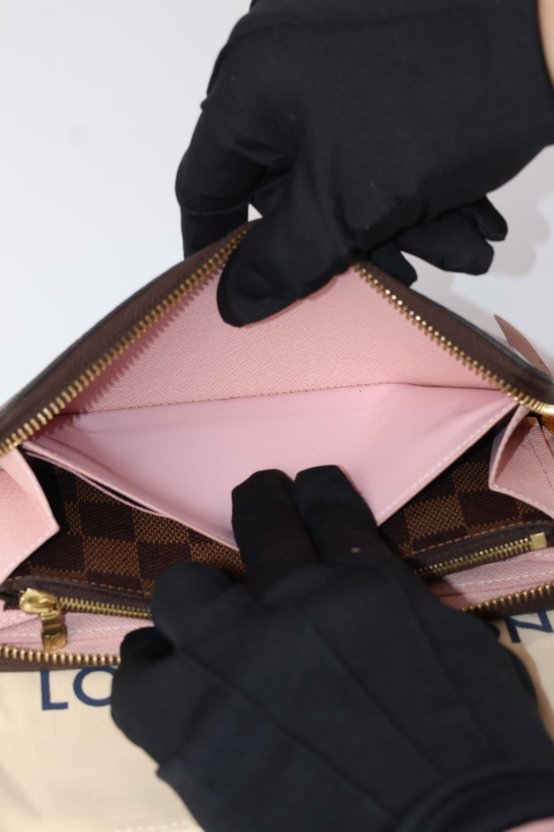 Louis Vuitton Portafoglio Clémence Damier Ébène
