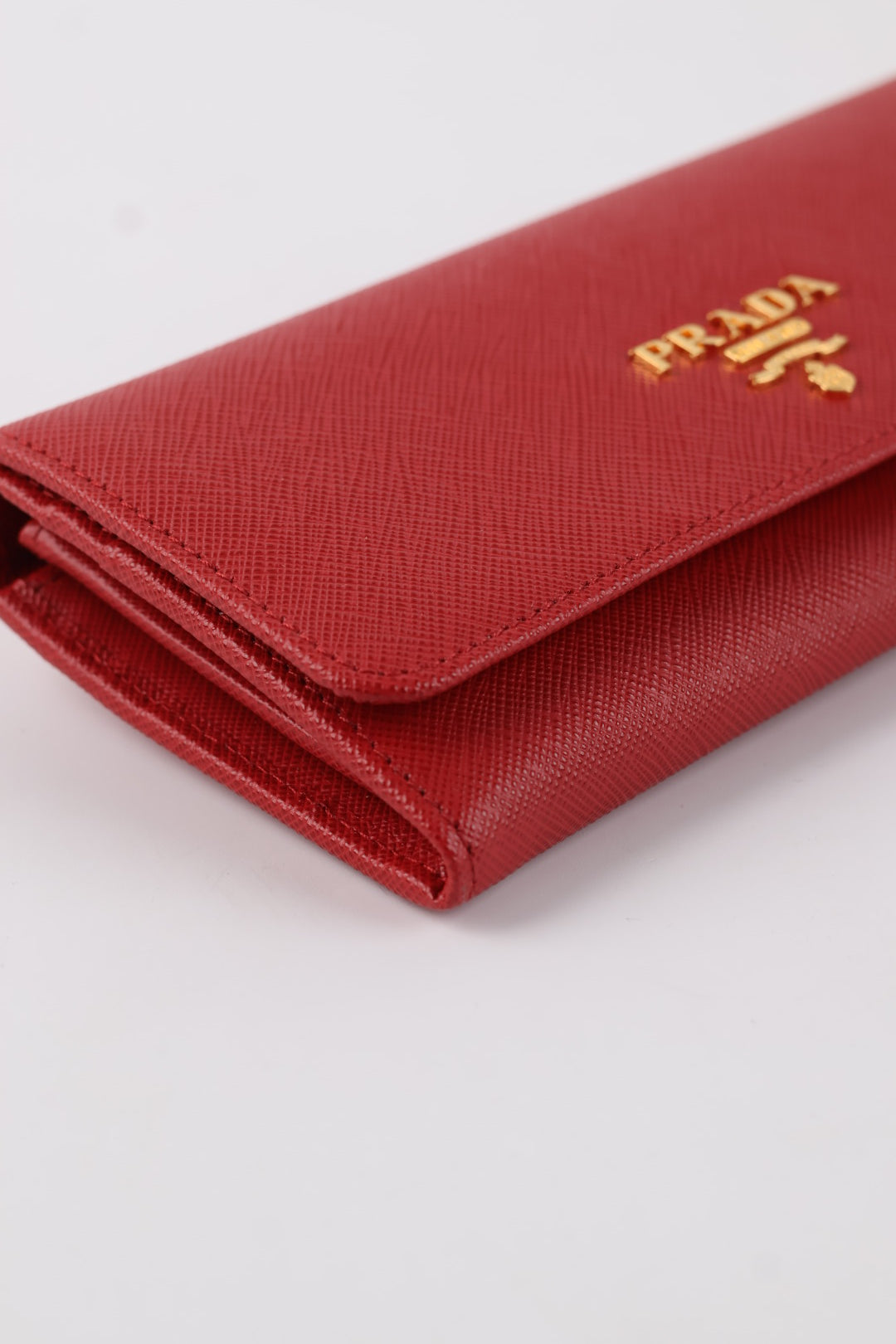 Prada Portafoglio Lungo in Pelle Saffiano
